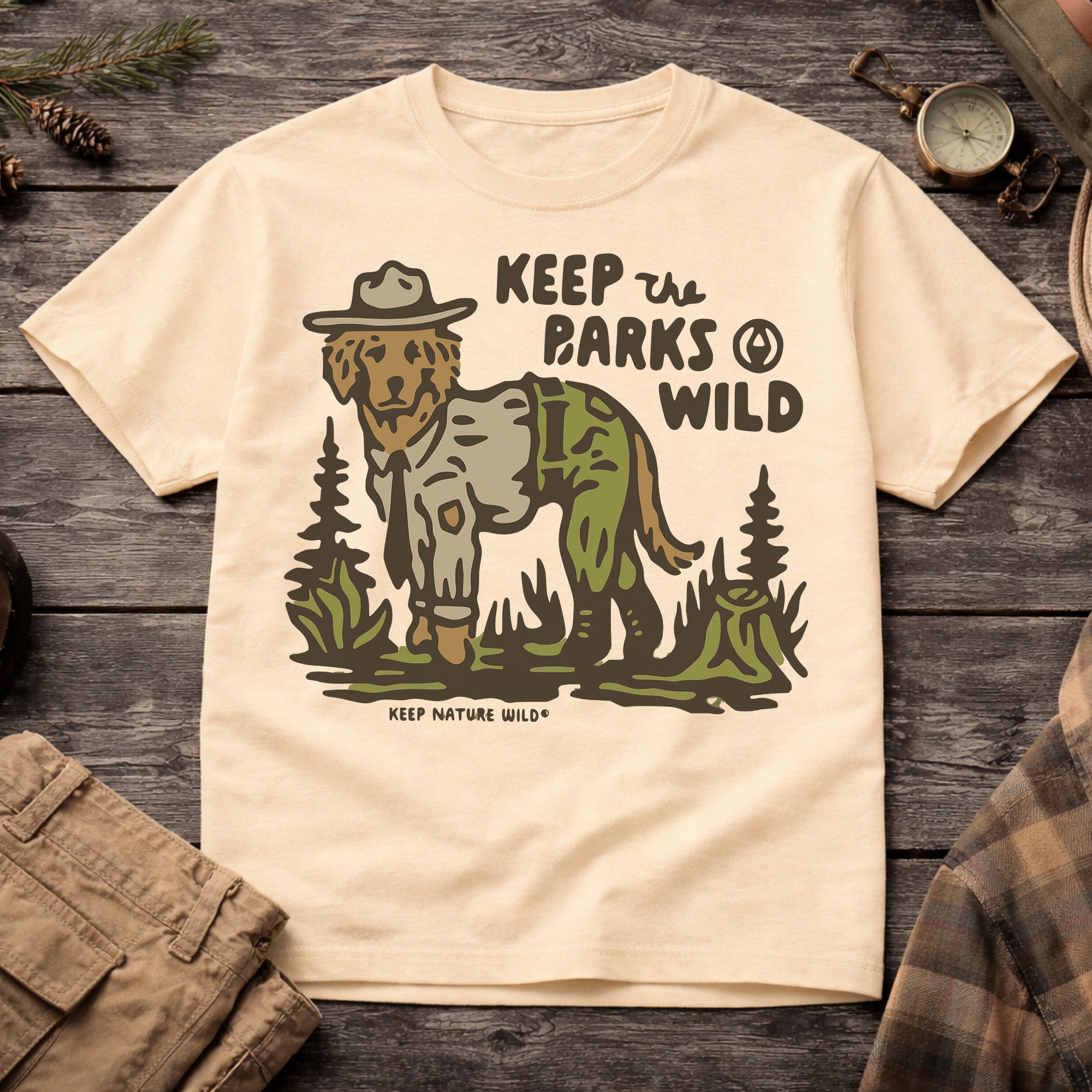 Banana Keep The Parks Wild T-Shirt
