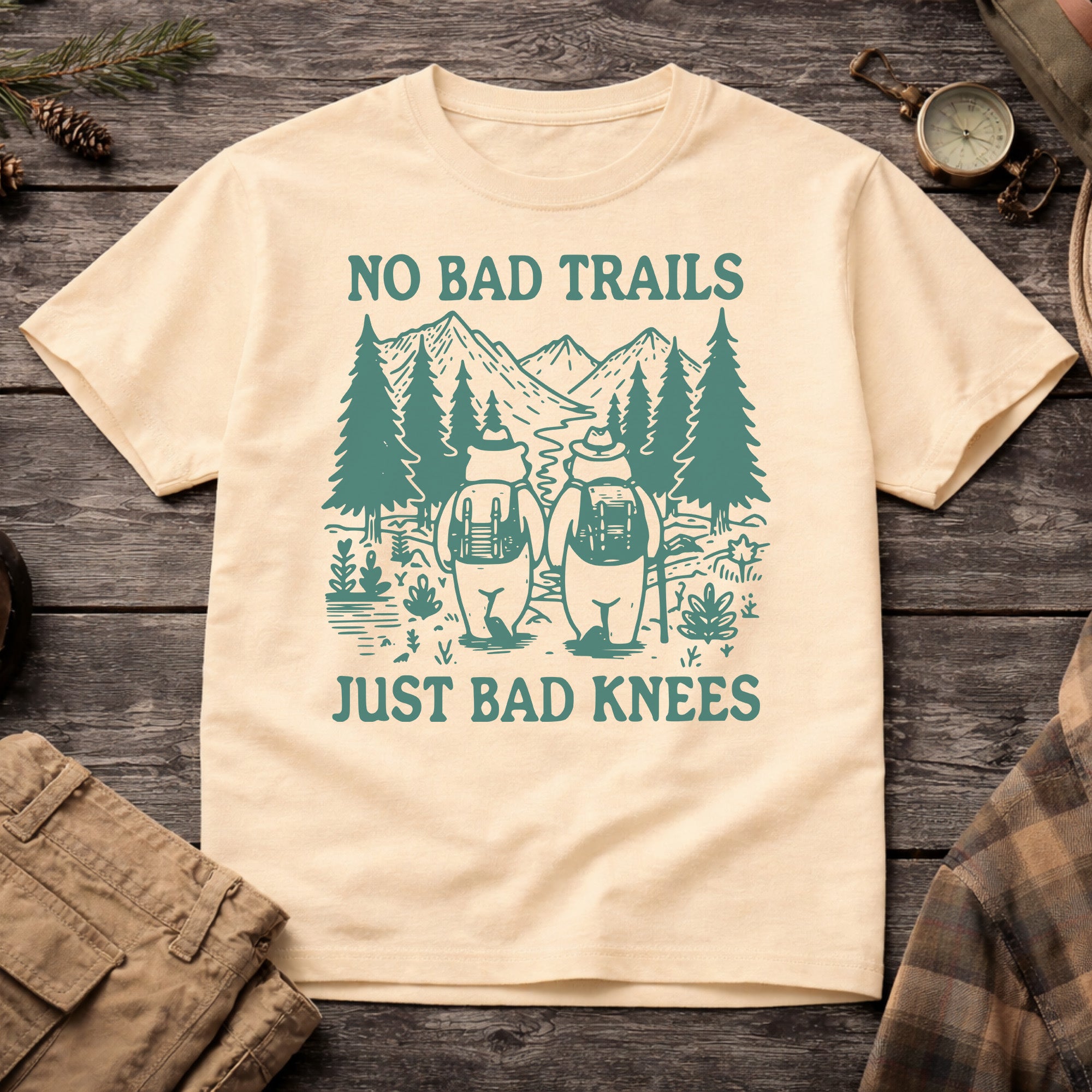 Banana No Bad Trails, Just Bad Knees T-Shirt