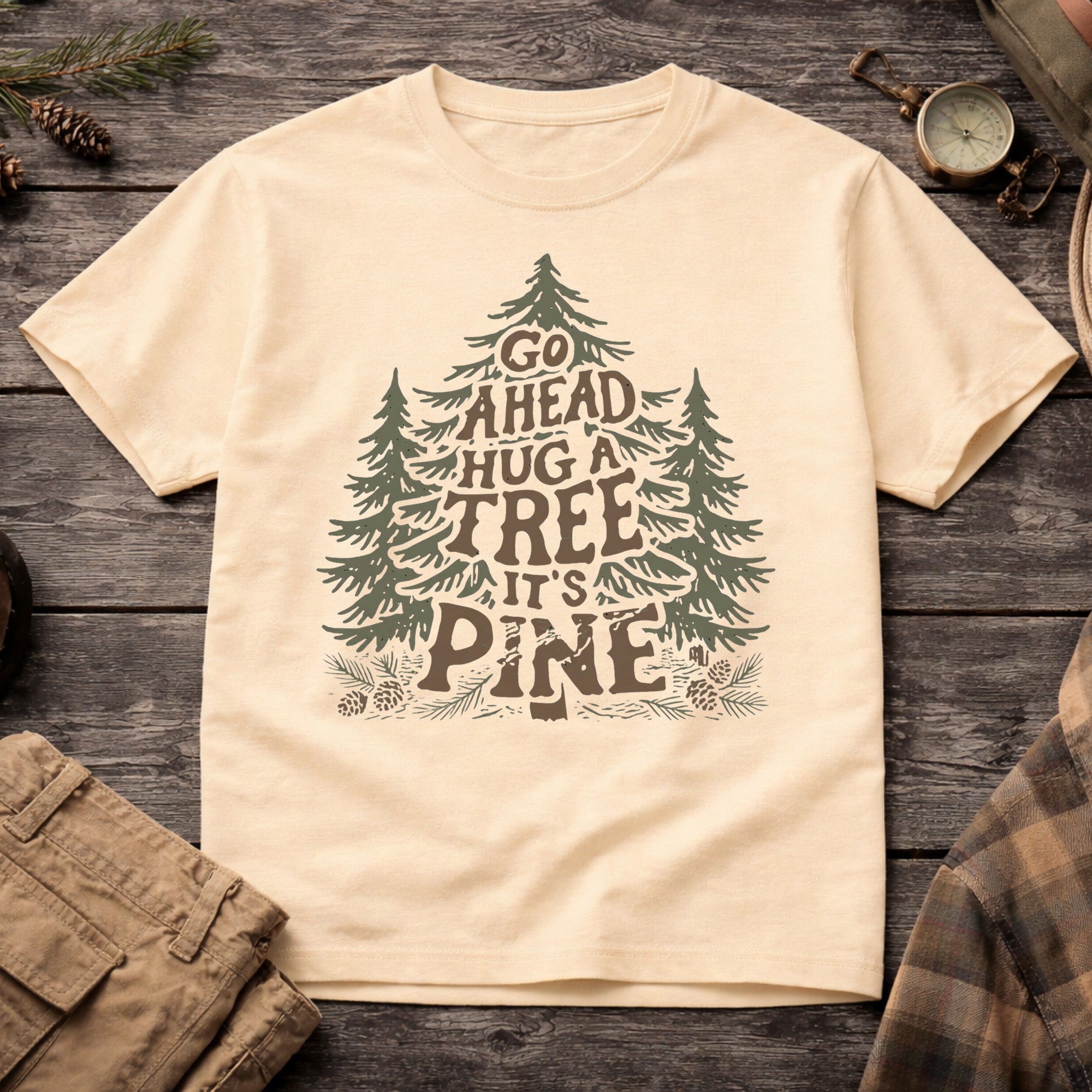 Banana Go Ahead Hug A Tree T-Shirt