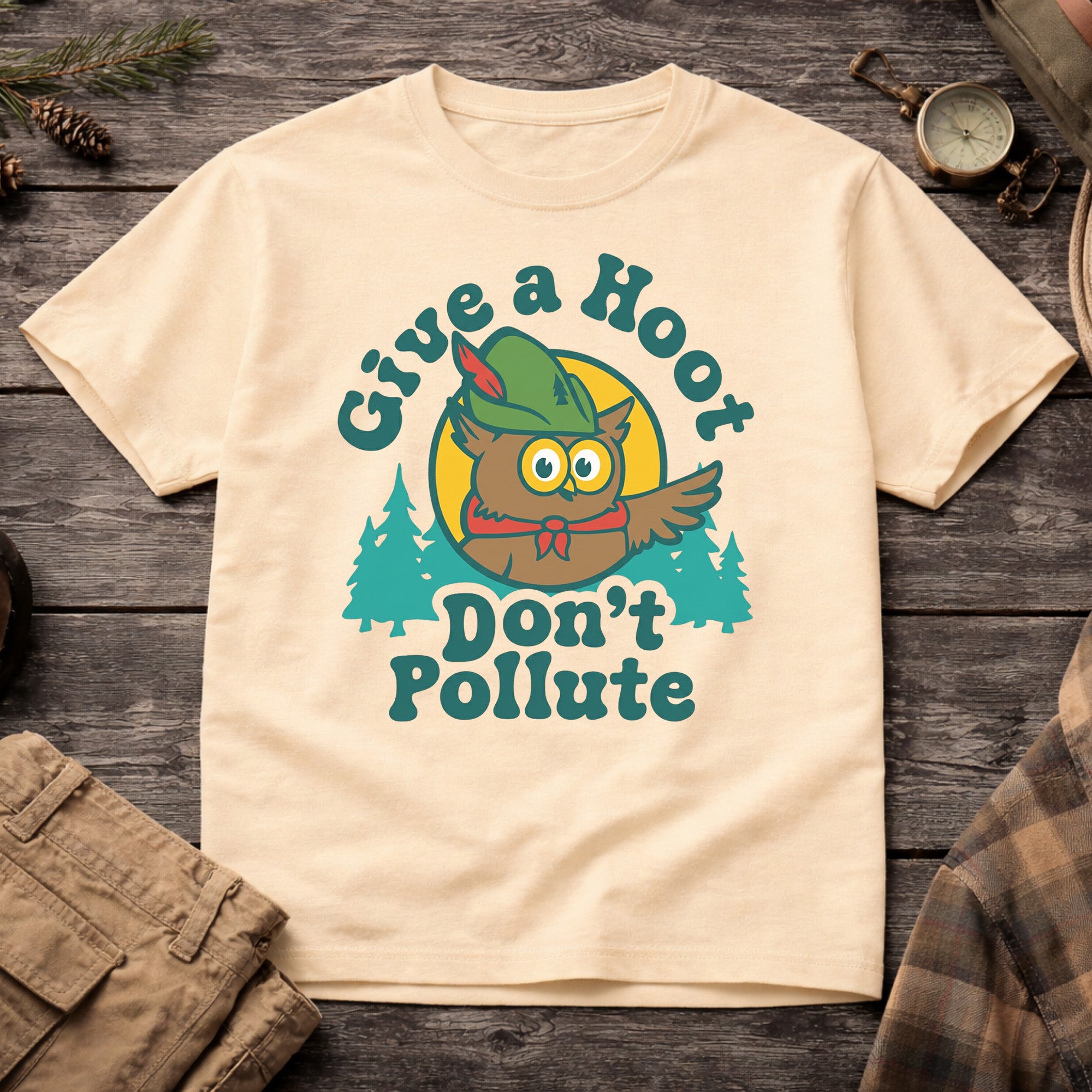 Banana Give a Hoot, Don't Pollute T-Shirt