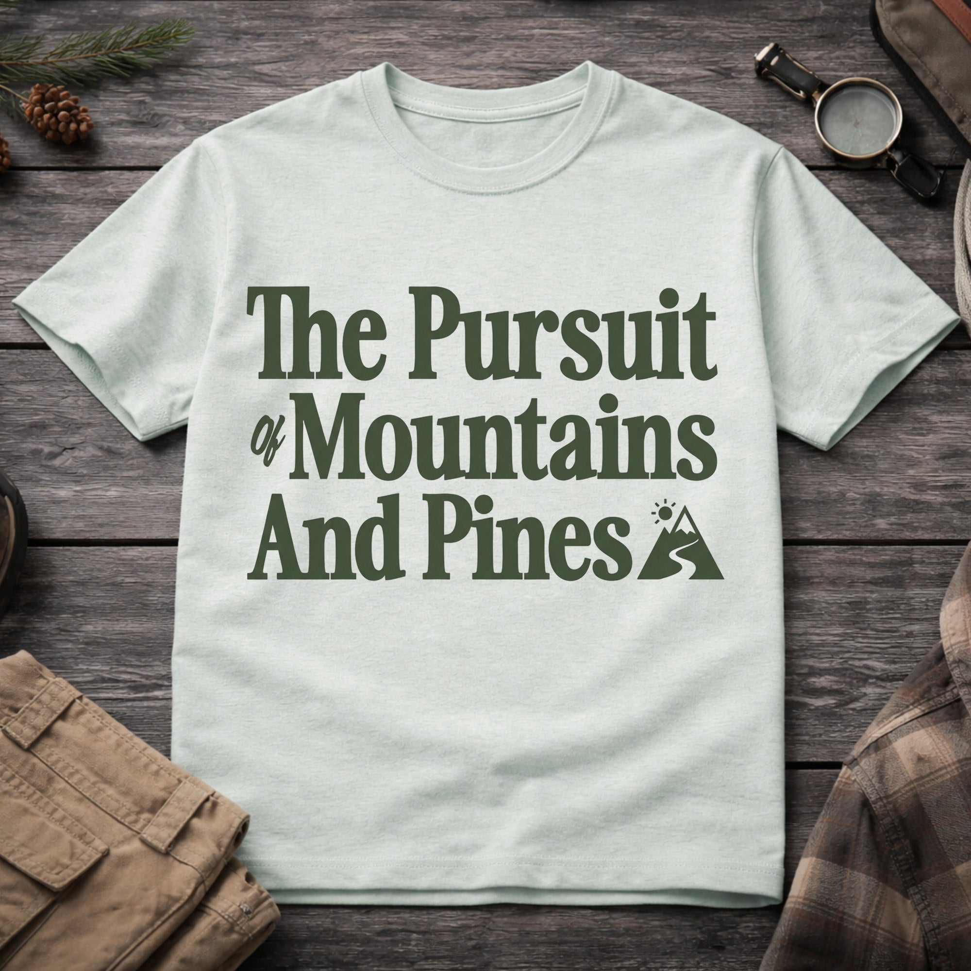 The Pursuit of Mountains and Pines T-Shirt