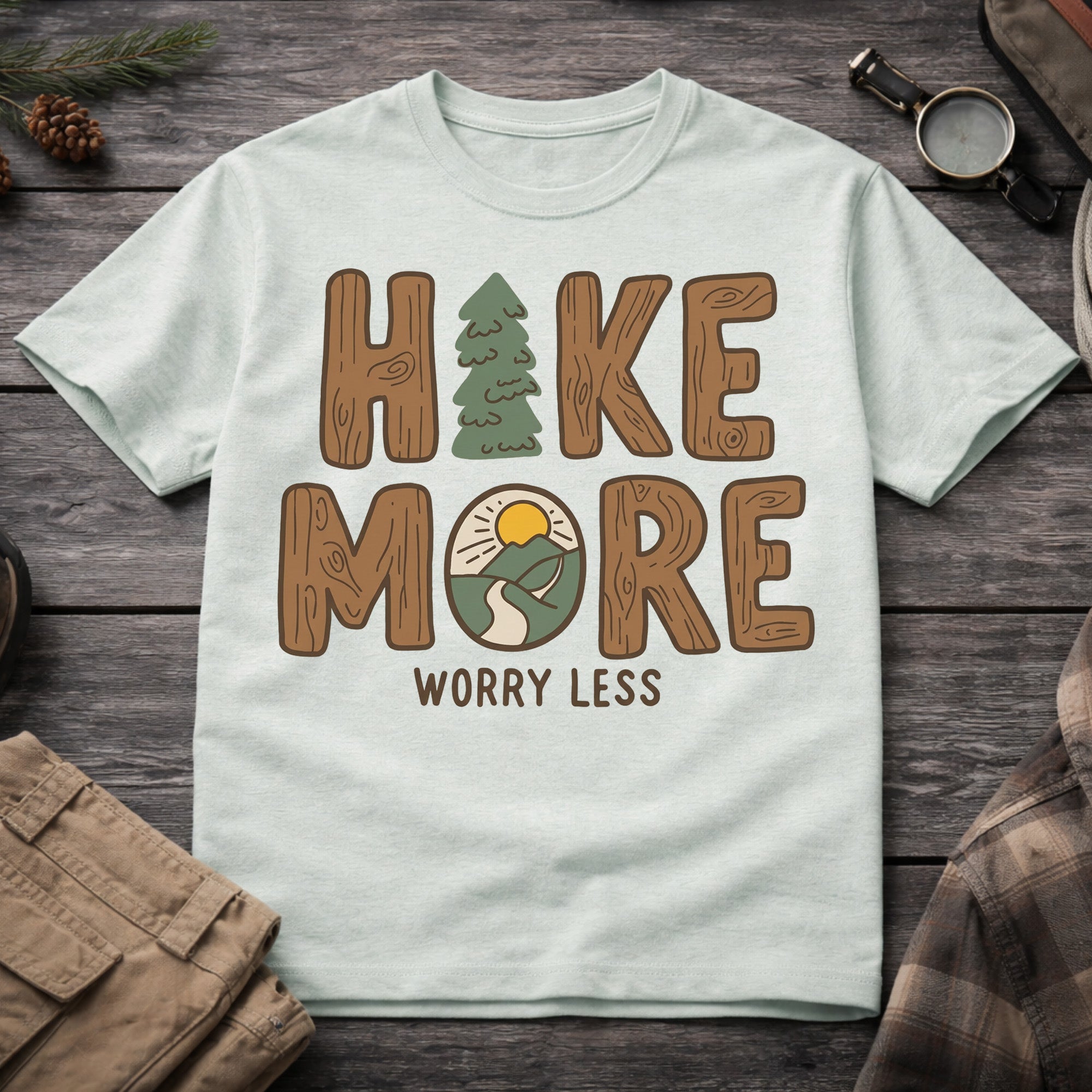 Hike More Worry Less T-Shirt