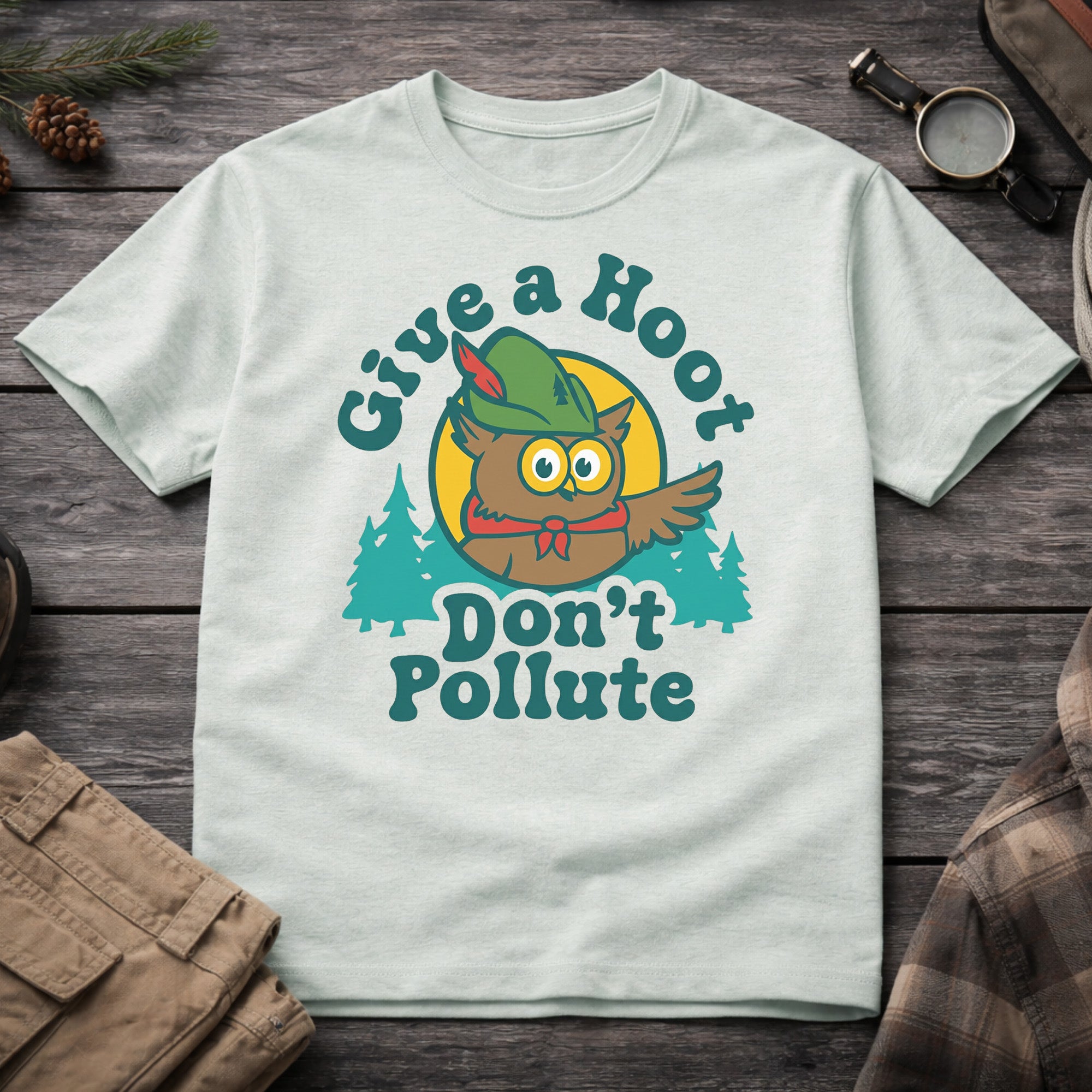 Give a Hoot, Don't Pollute T-Shirt