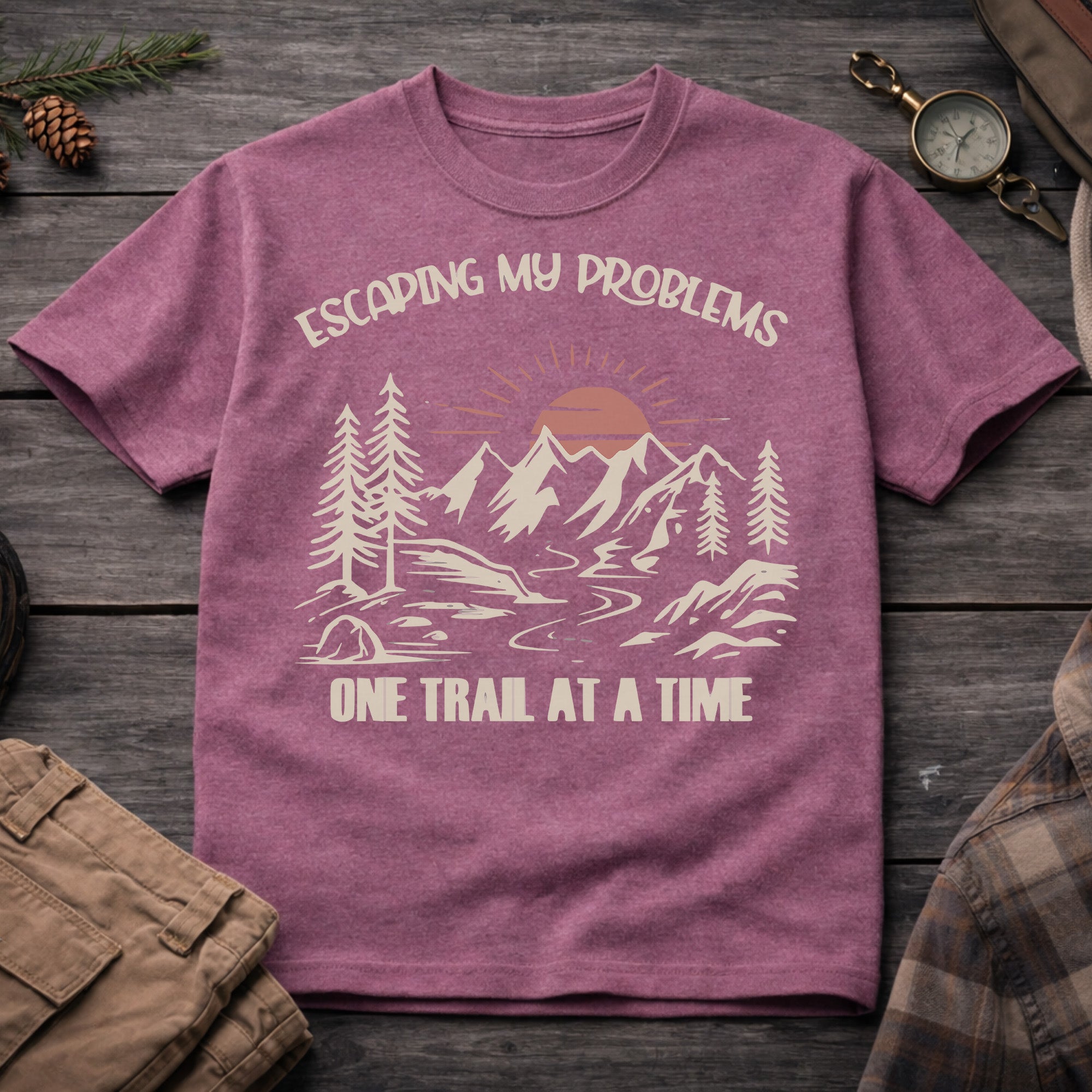 Escaping My Problems One Trail at a Time T-Shirt
