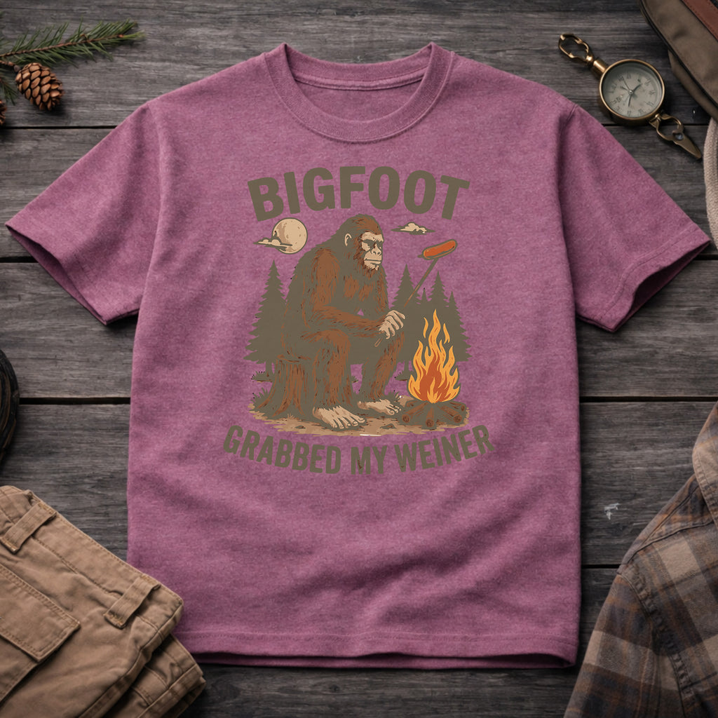 Bigfoot Grabbed My Weiner T-Shirt