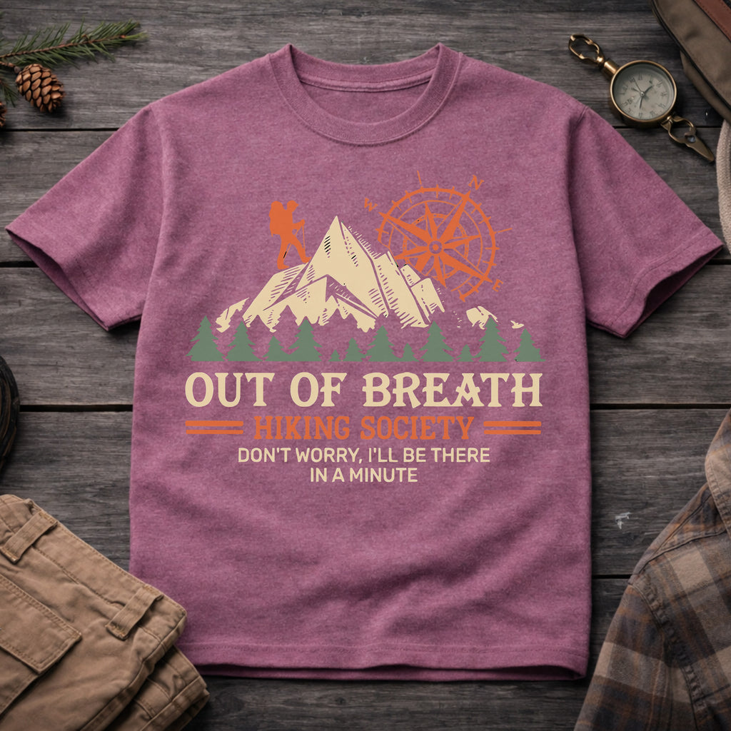 Out of Breath Hiking Society T-Shirt