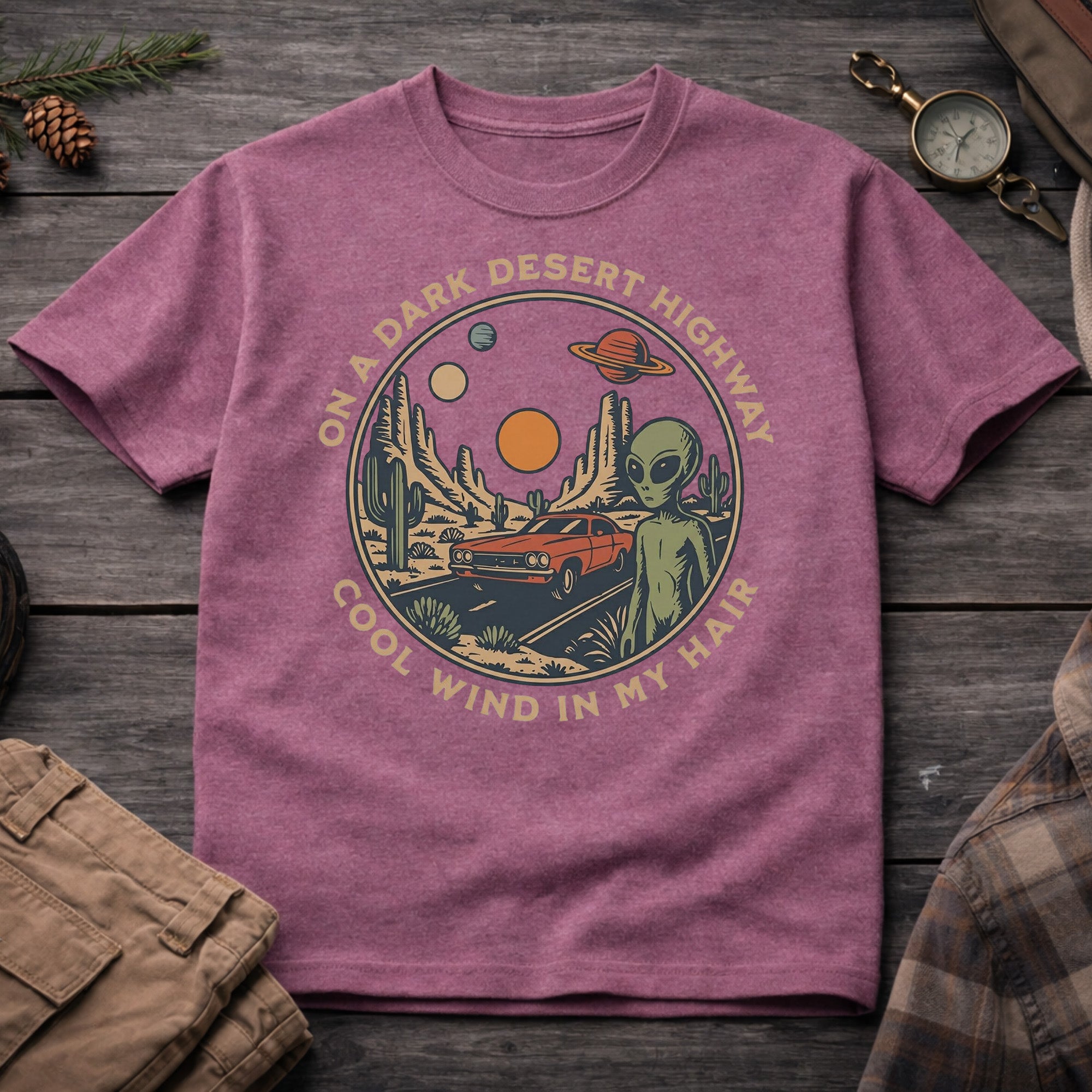 On a Desert Highway T-Shirt