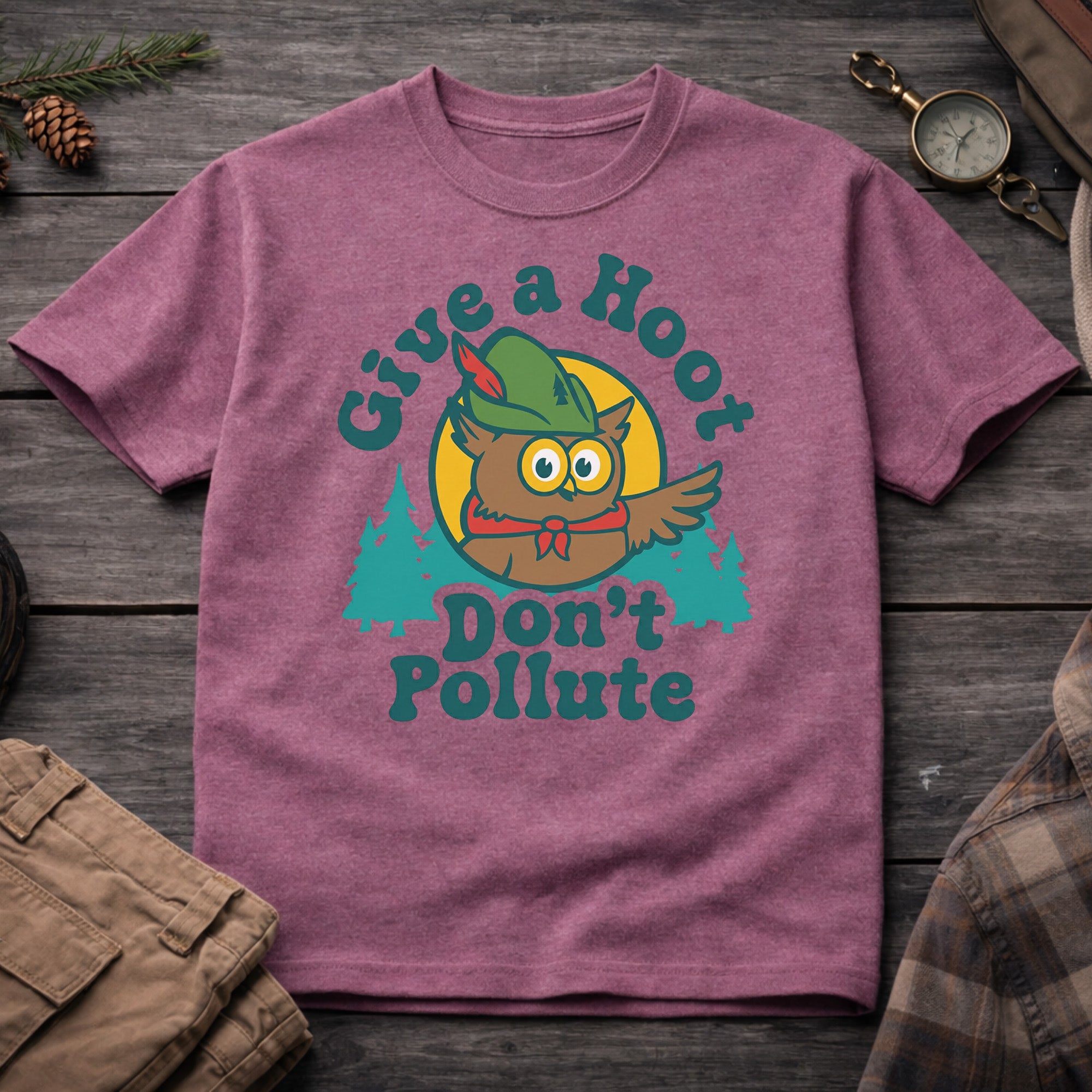Give a Hoot, Don't Pollute T-Shirt
