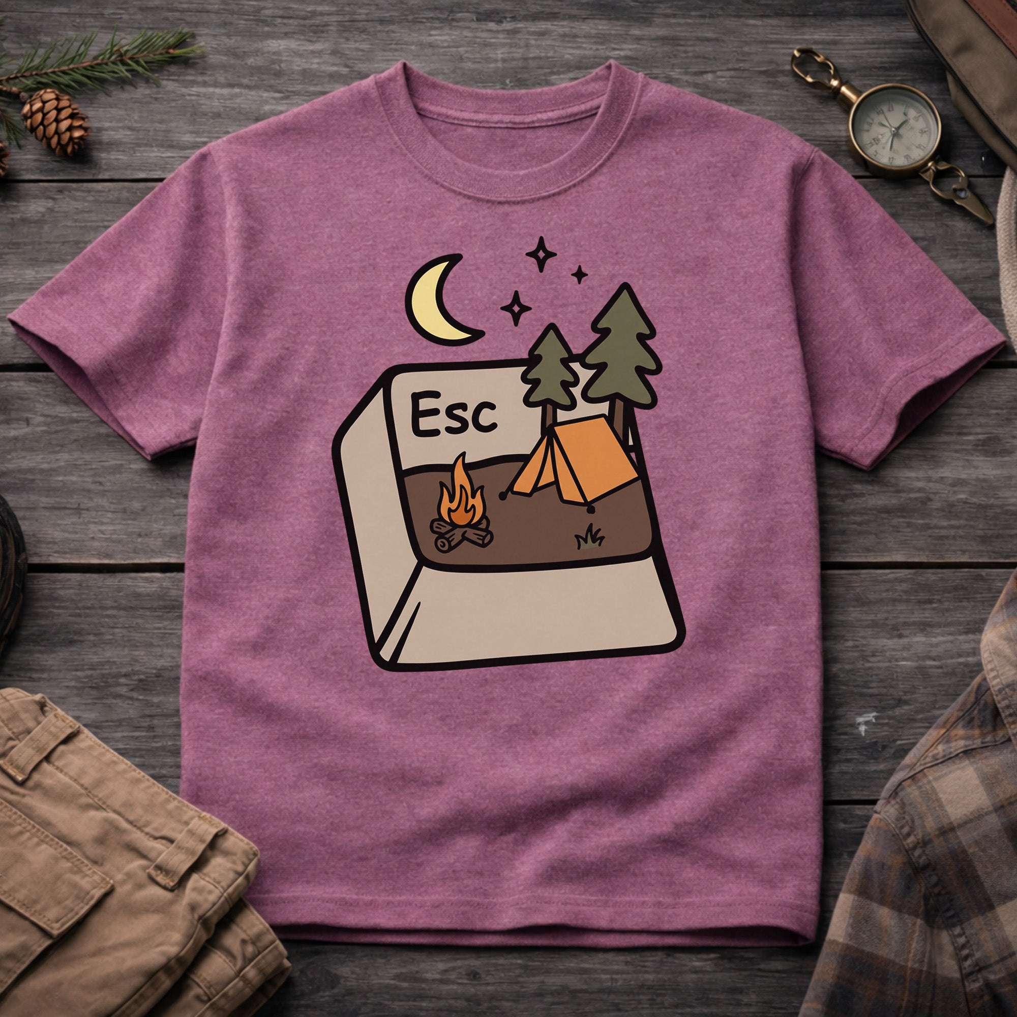 Escape Keyboard Button Nature T-Shirt