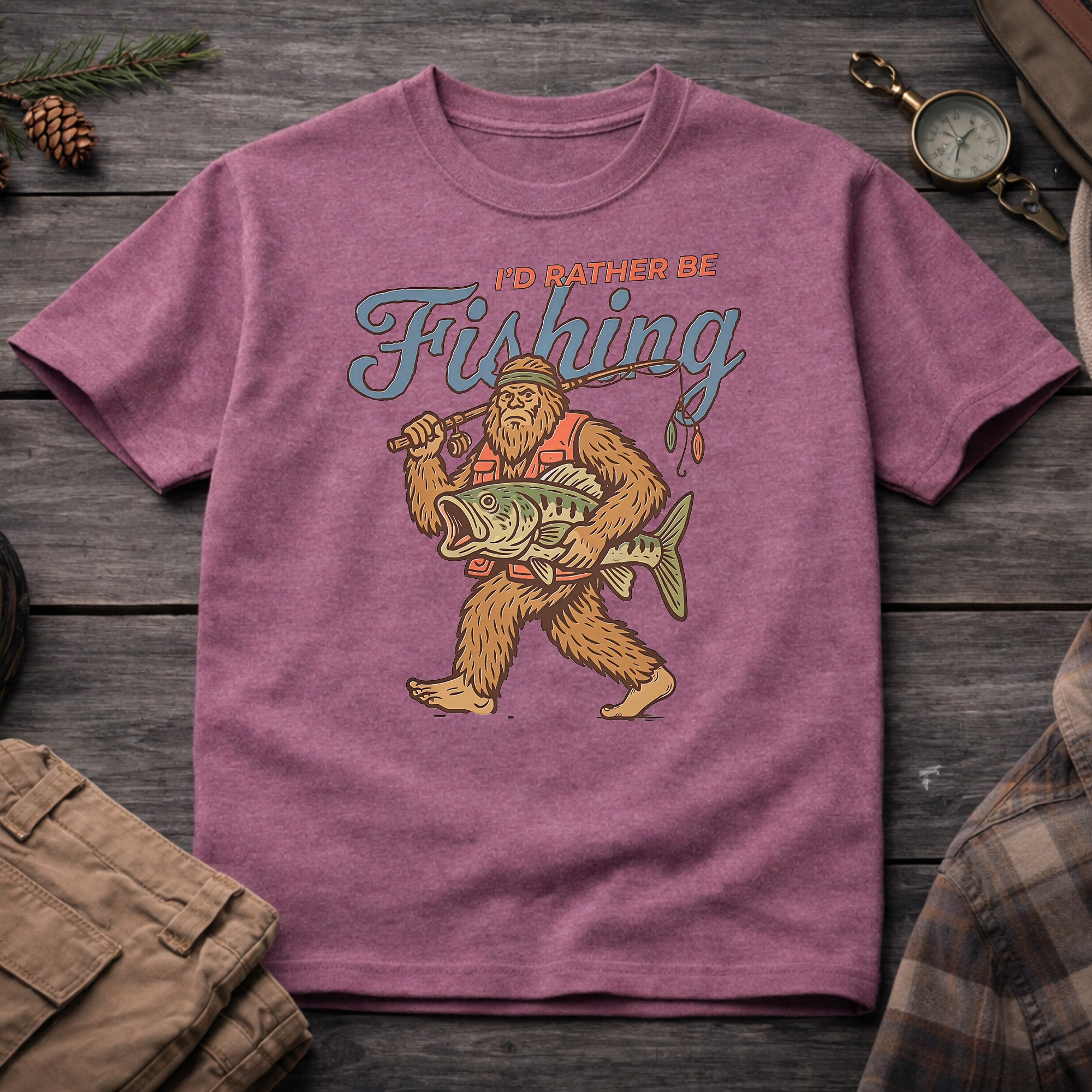I'd Rather Be Fishing T-Shirt