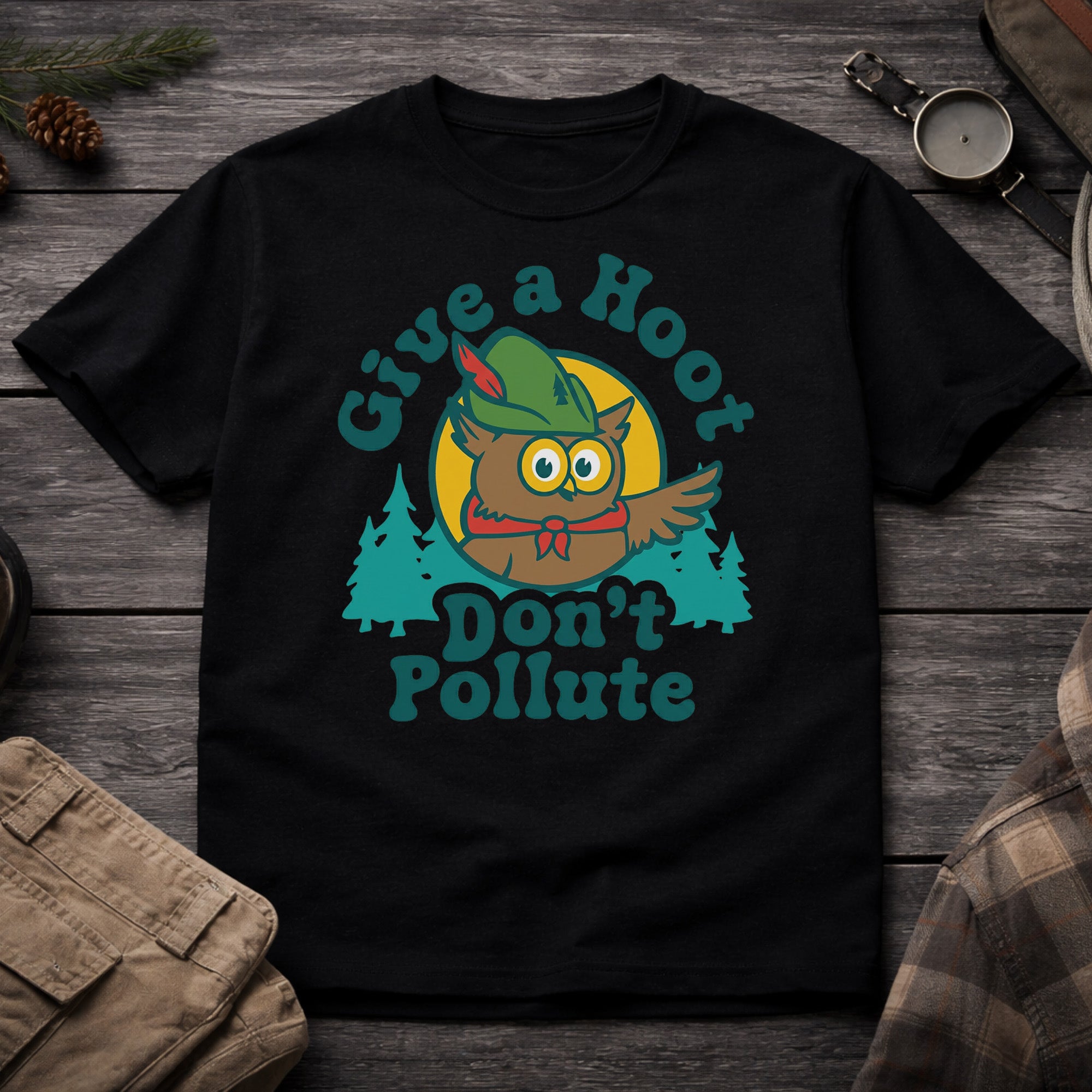 Give a Hoot, Don't Pollute T-Shirt