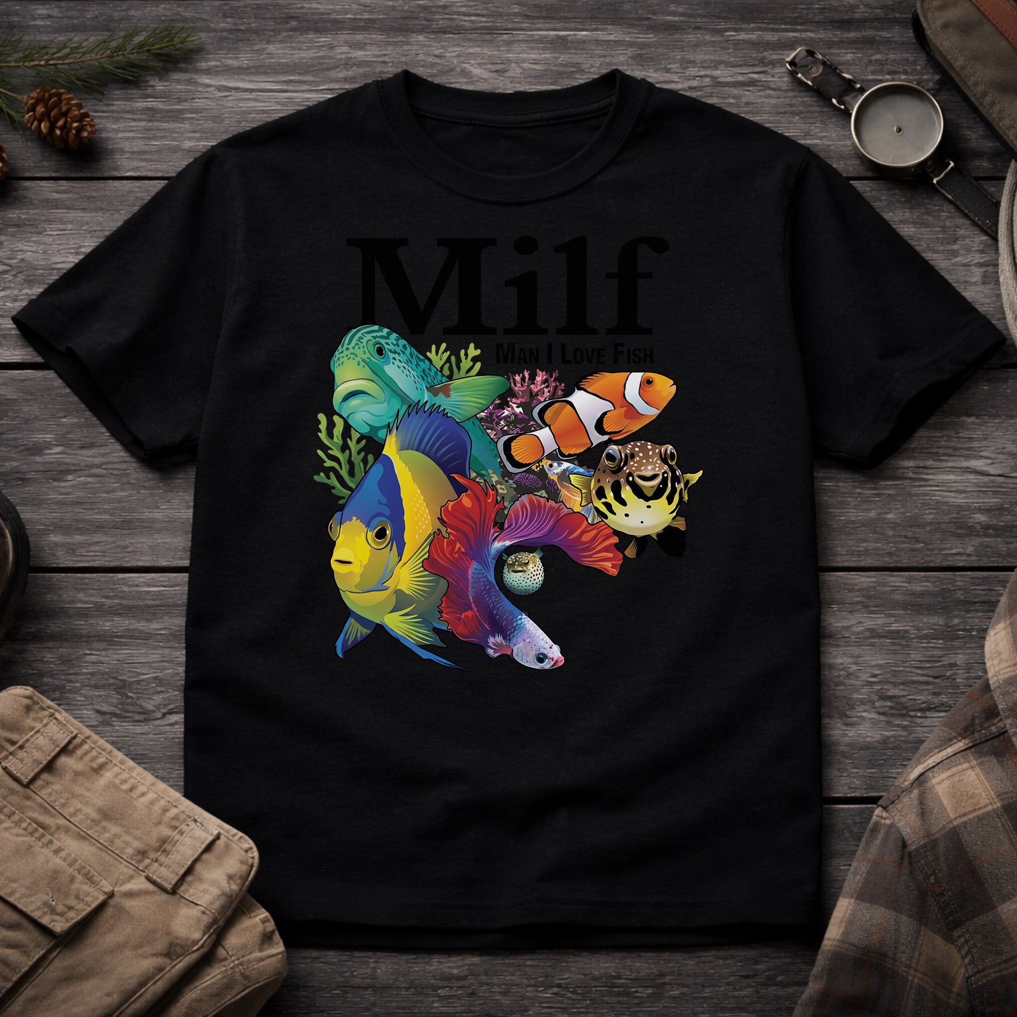 Milf - Man I Love Fish T-Shirt