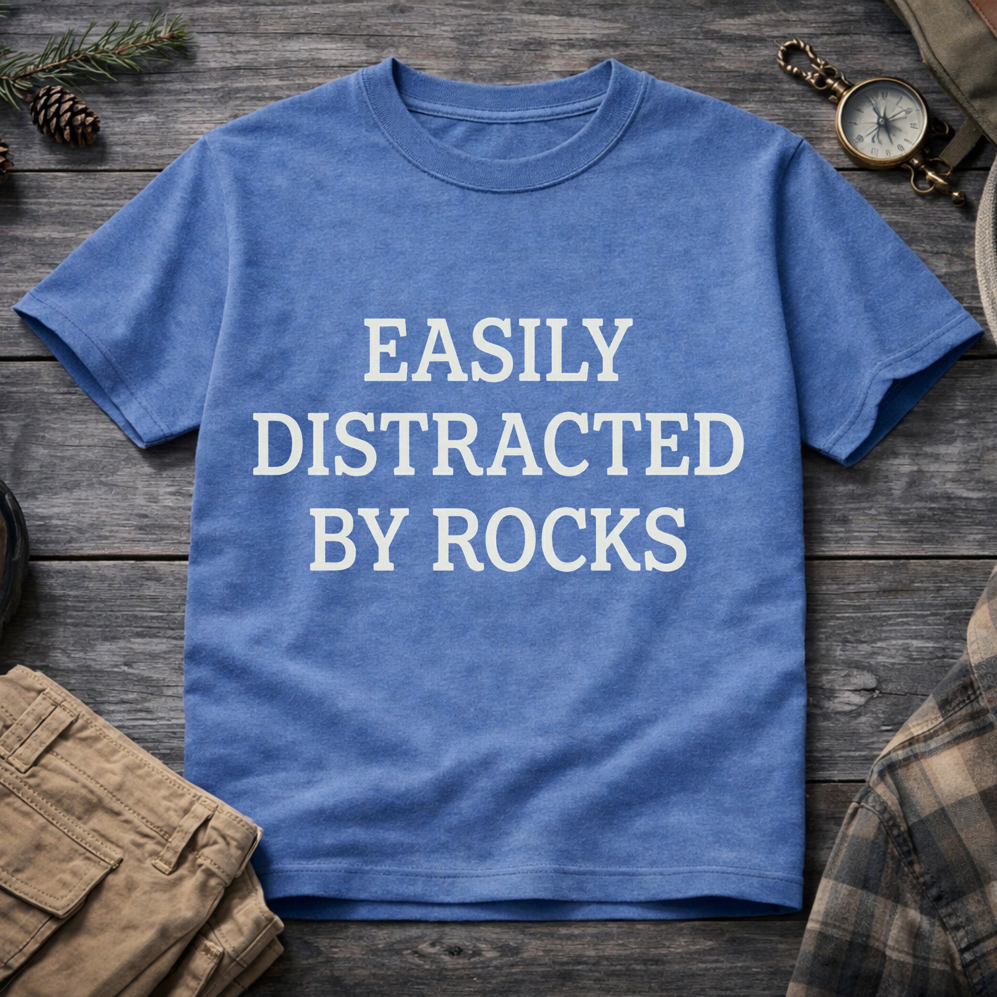 Easily Distracted By Rocks T-Shirt