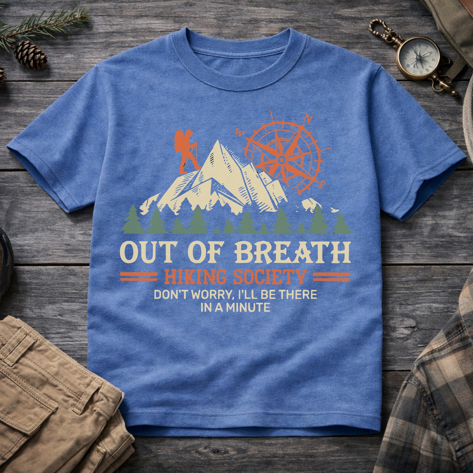 Out of Breath Hiking Society T-Shirt