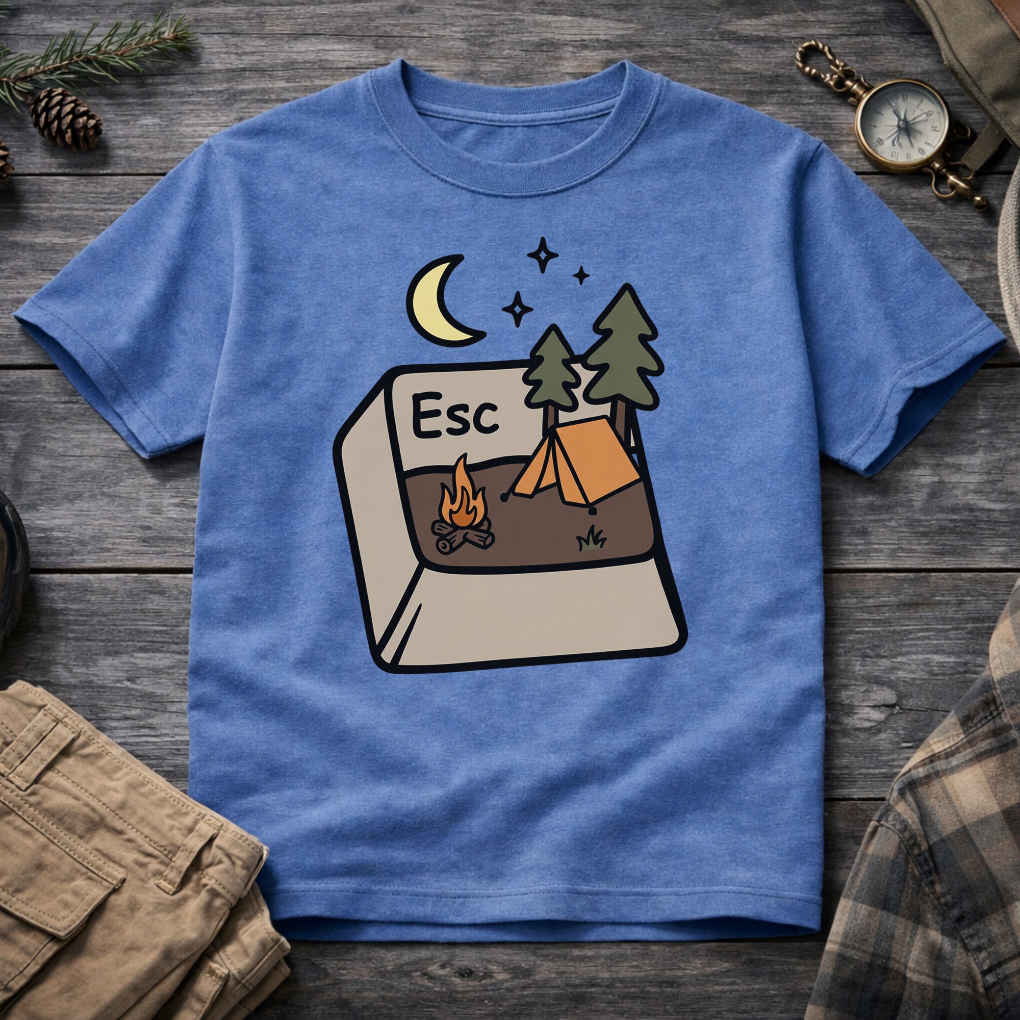 Escape Keyboard Button Nature T-Shirt