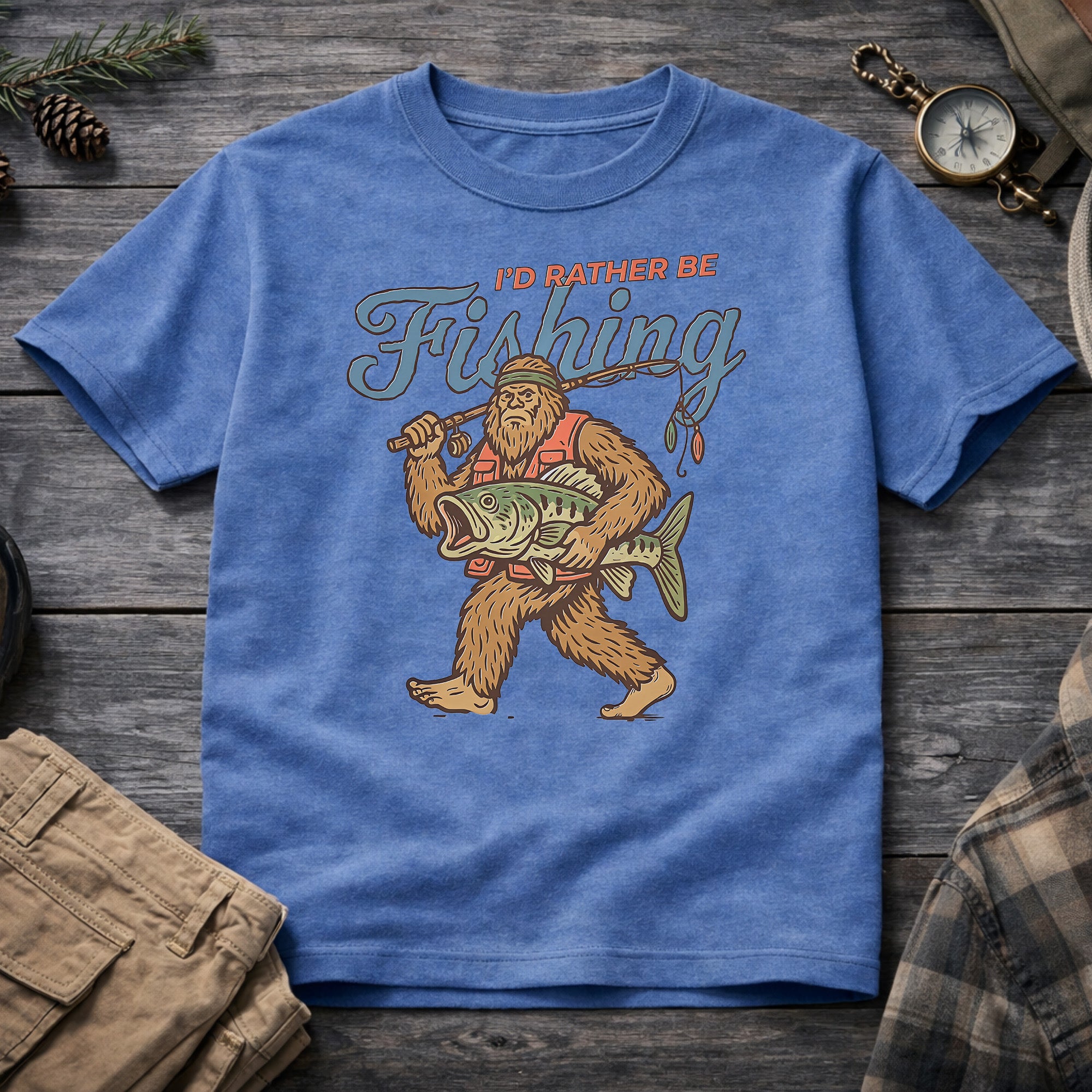 I'd Rather Be Fishing T-Shirt