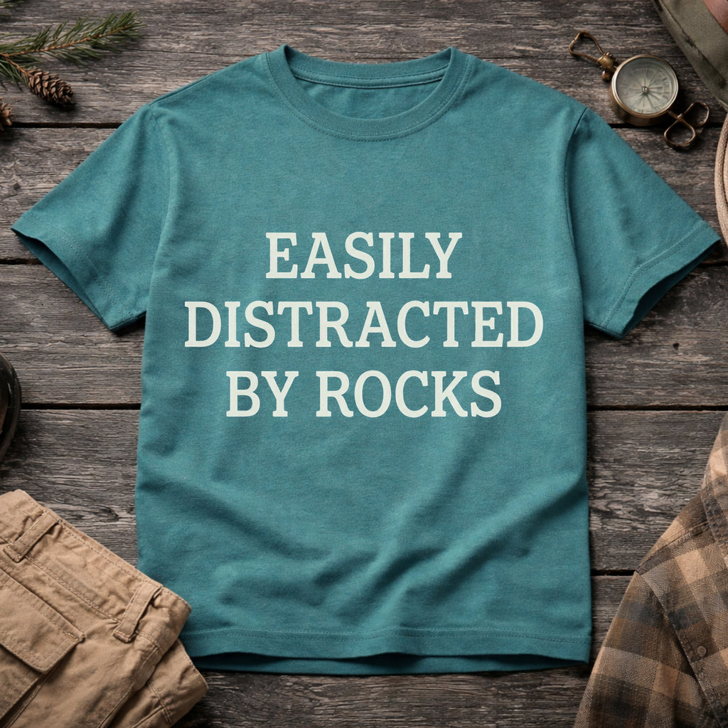 Easily Distracted By Rocks T-Shirt