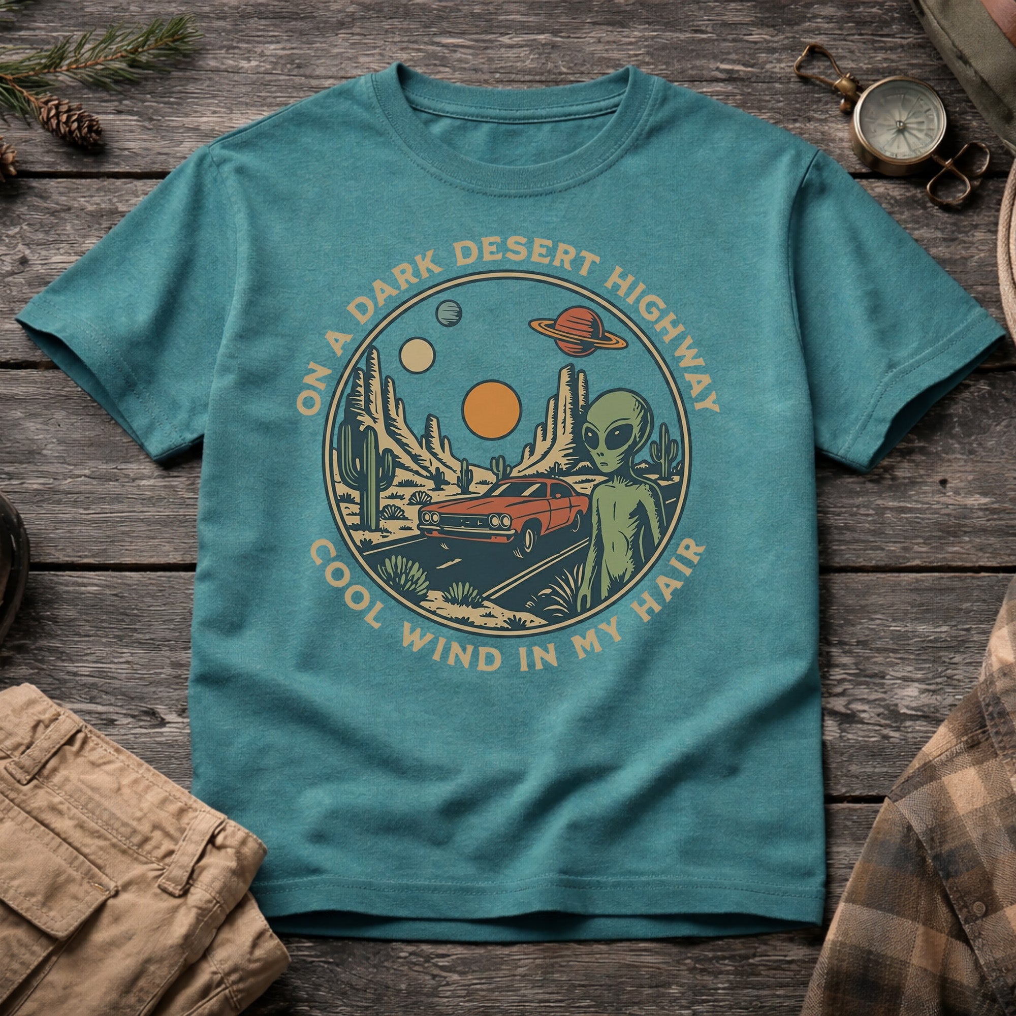 On a Desert Highway T-Shirt