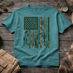 Fishing USA Flag T-Shirt