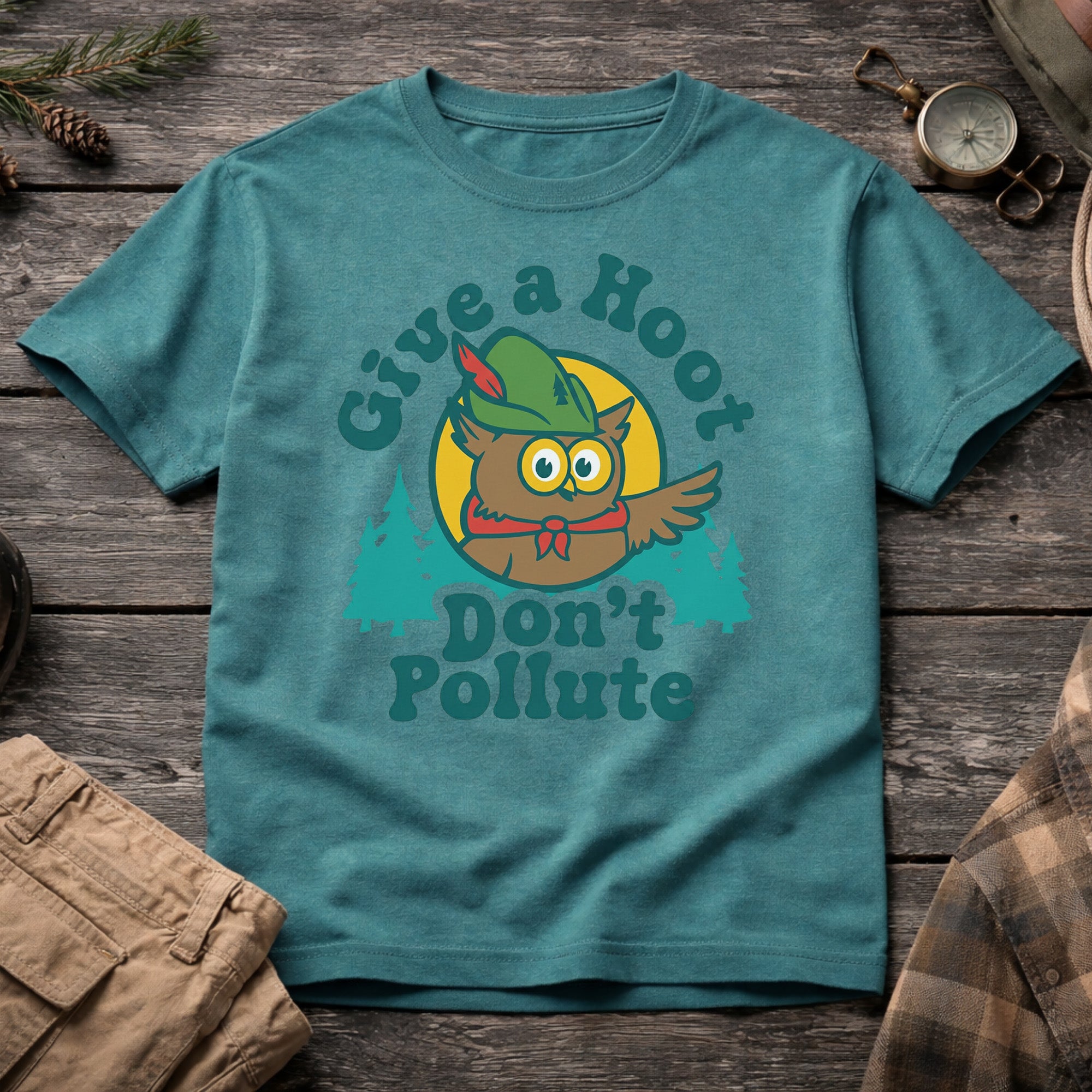 Give a Hoot, Don't Pollute T-Shirt