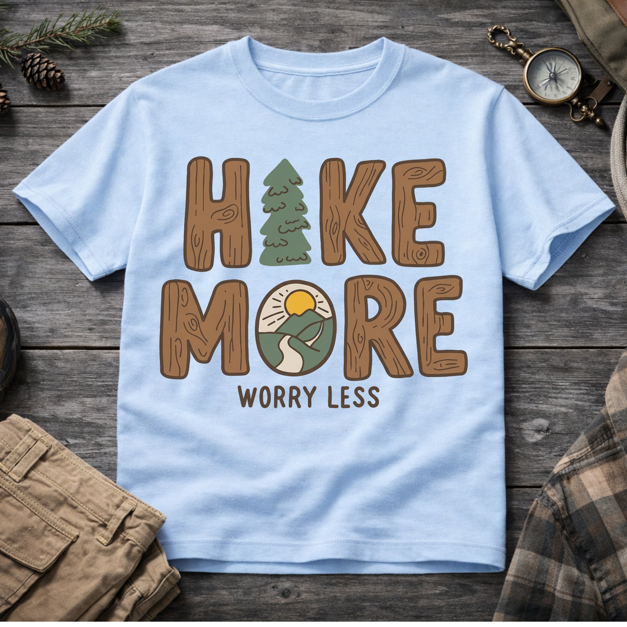 Hike More Worry Less T-Shirt
