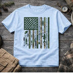 Fishing USA Flag T-Shirt