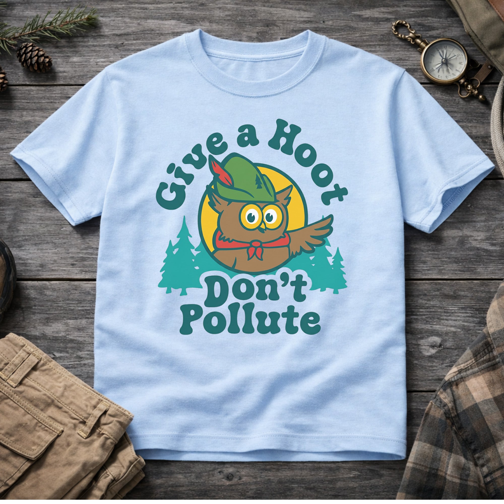 Give a Hoot, Don't Pollute T-Shirt