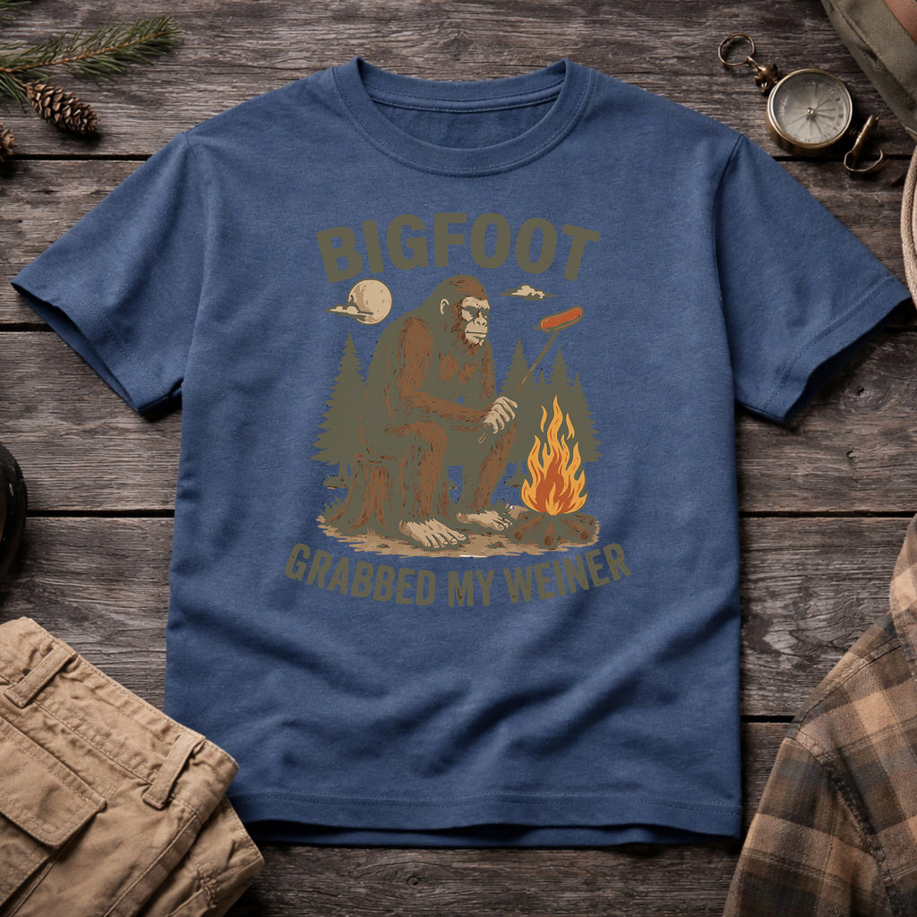 Bigfoot Grabbed My Weiner T-Shirt