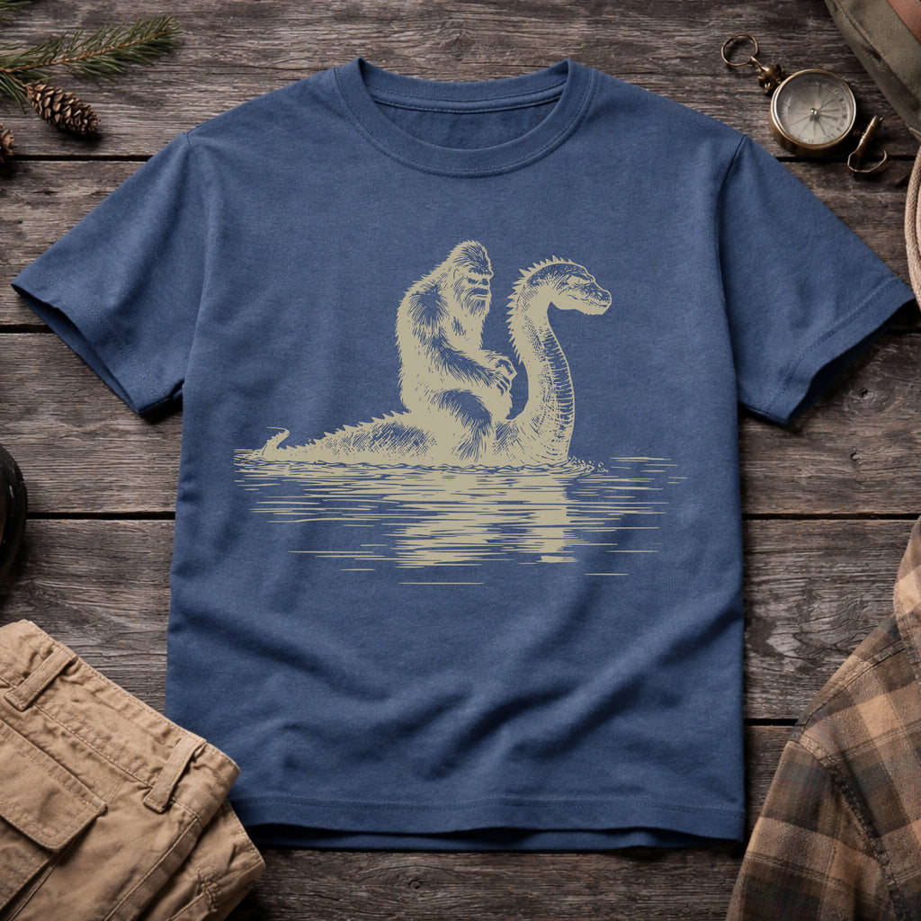 Bigfoot Loch Ness Monster T-Shirt