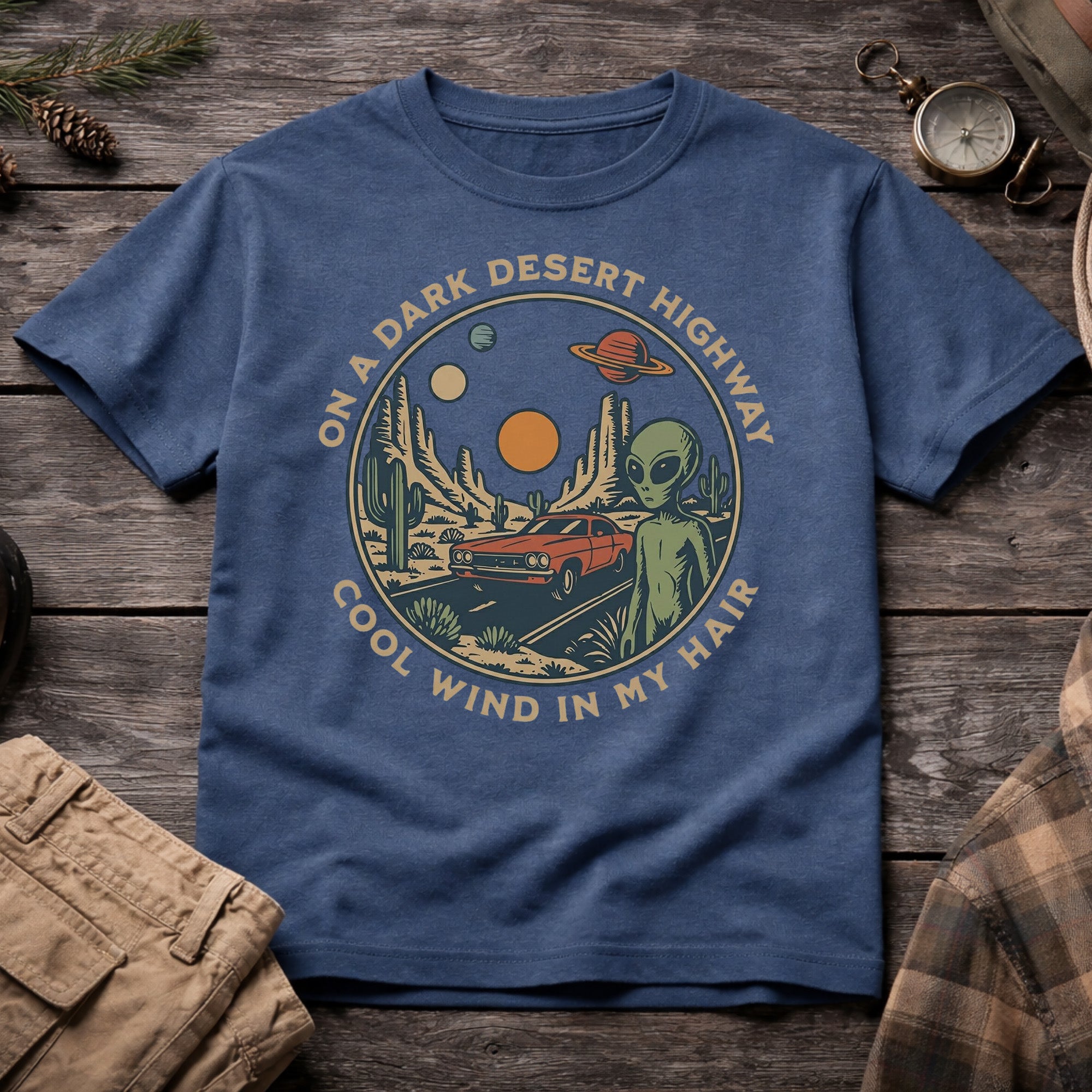 On a Desert Highway T-Shirt