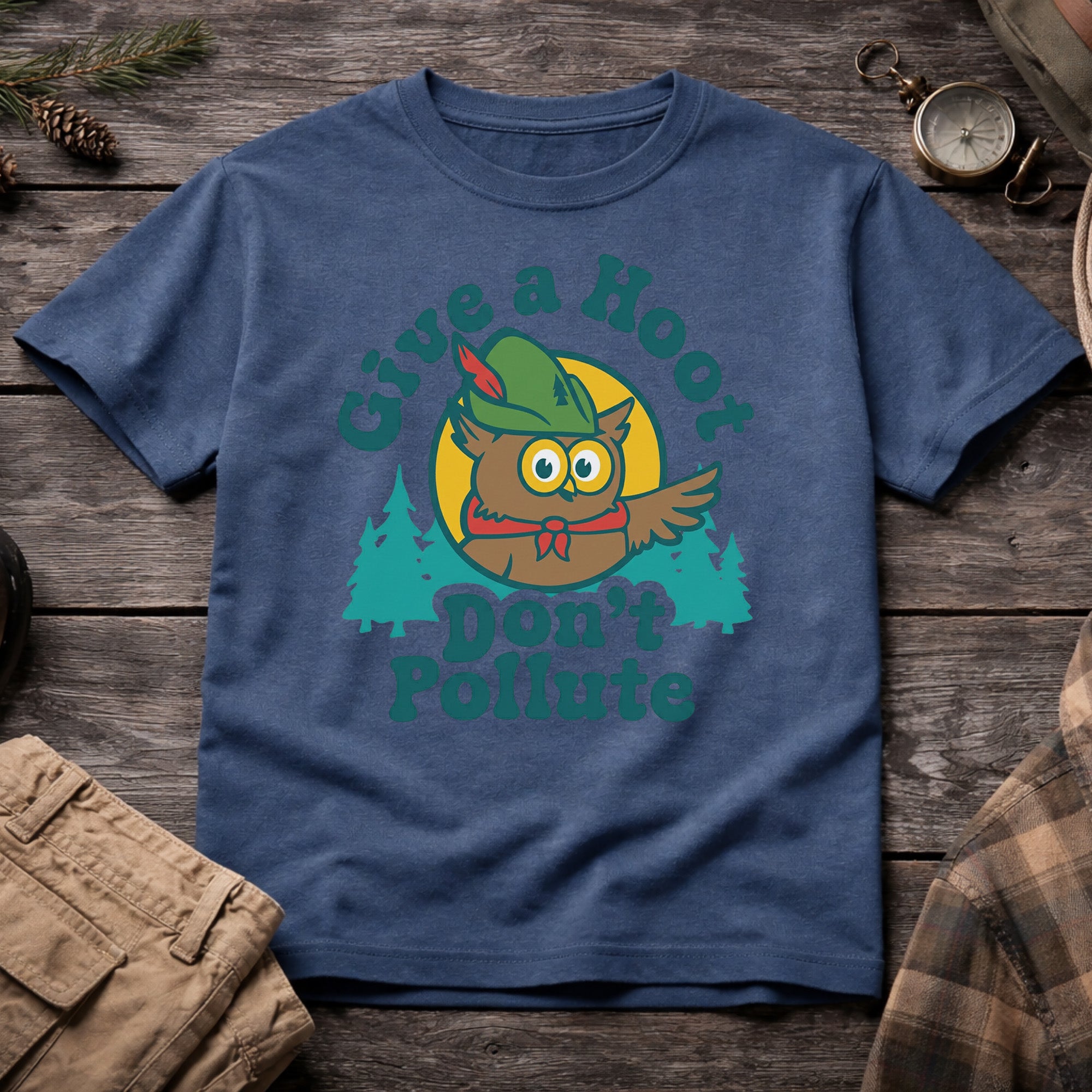 Give a Hoot, Don't Pollute T-Shirt