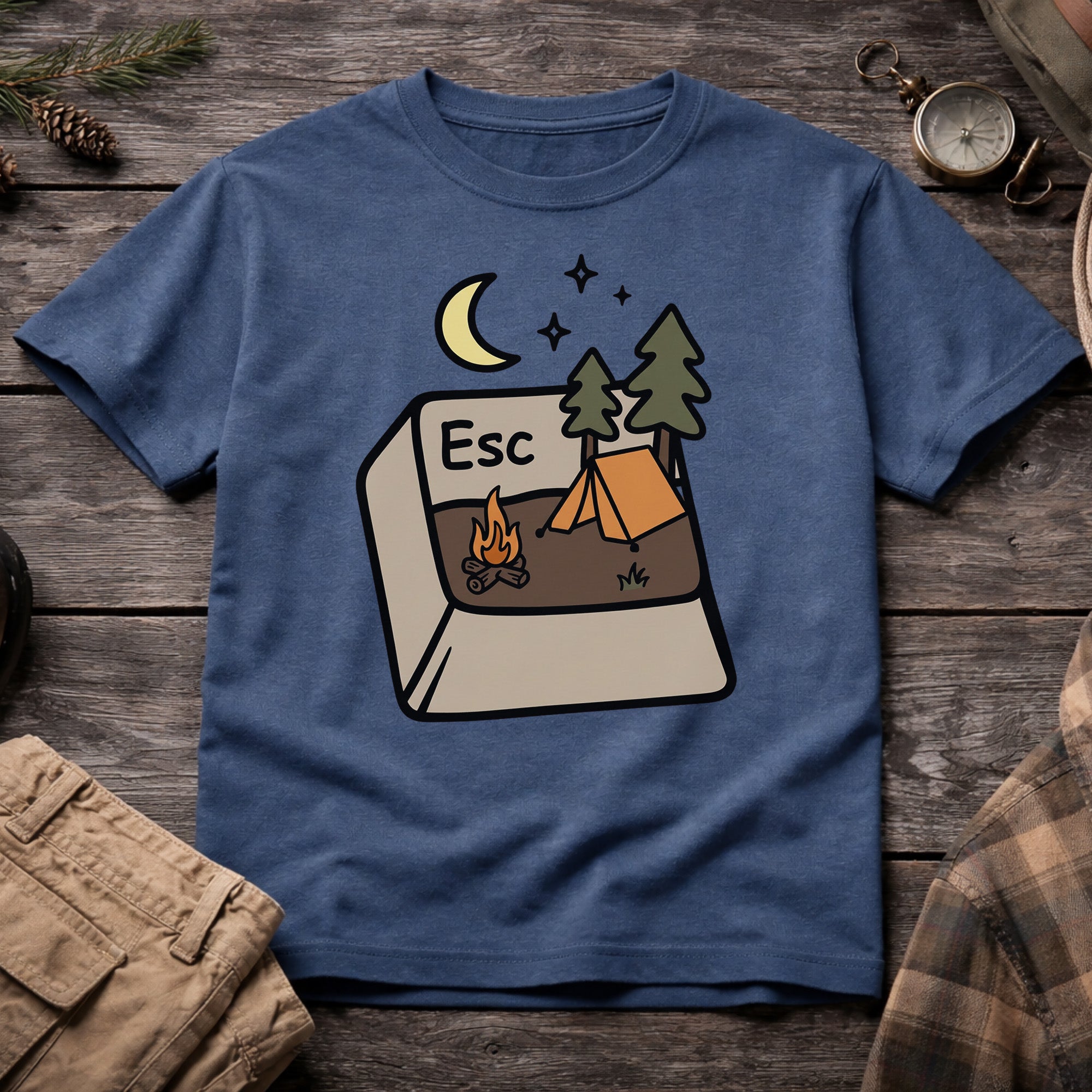 Escape Keyboard Button Nature T-Shirt