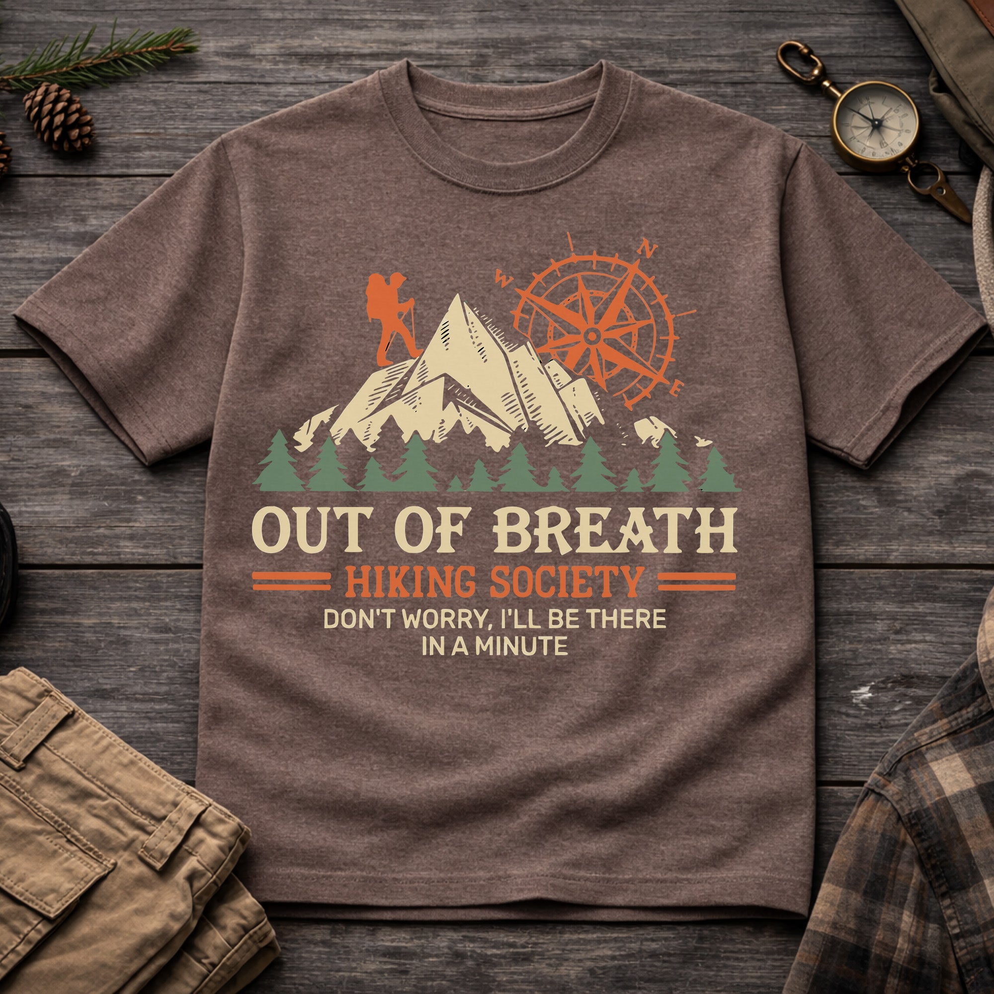 Out of Breath Hiking Society T-Shirt