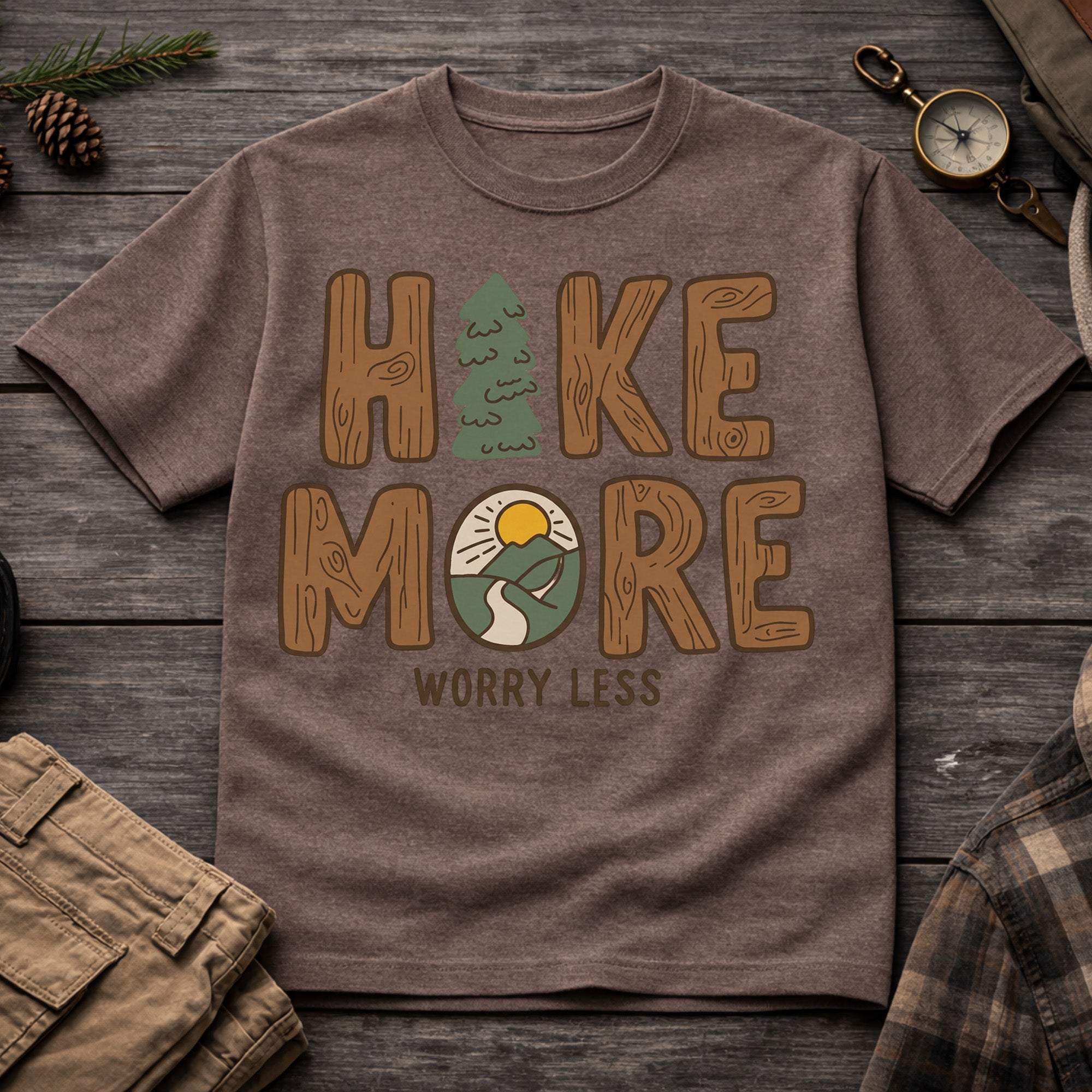Hike More Worry Less T-Shirt