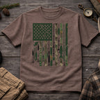 Fishing USA Flag T-Shirt