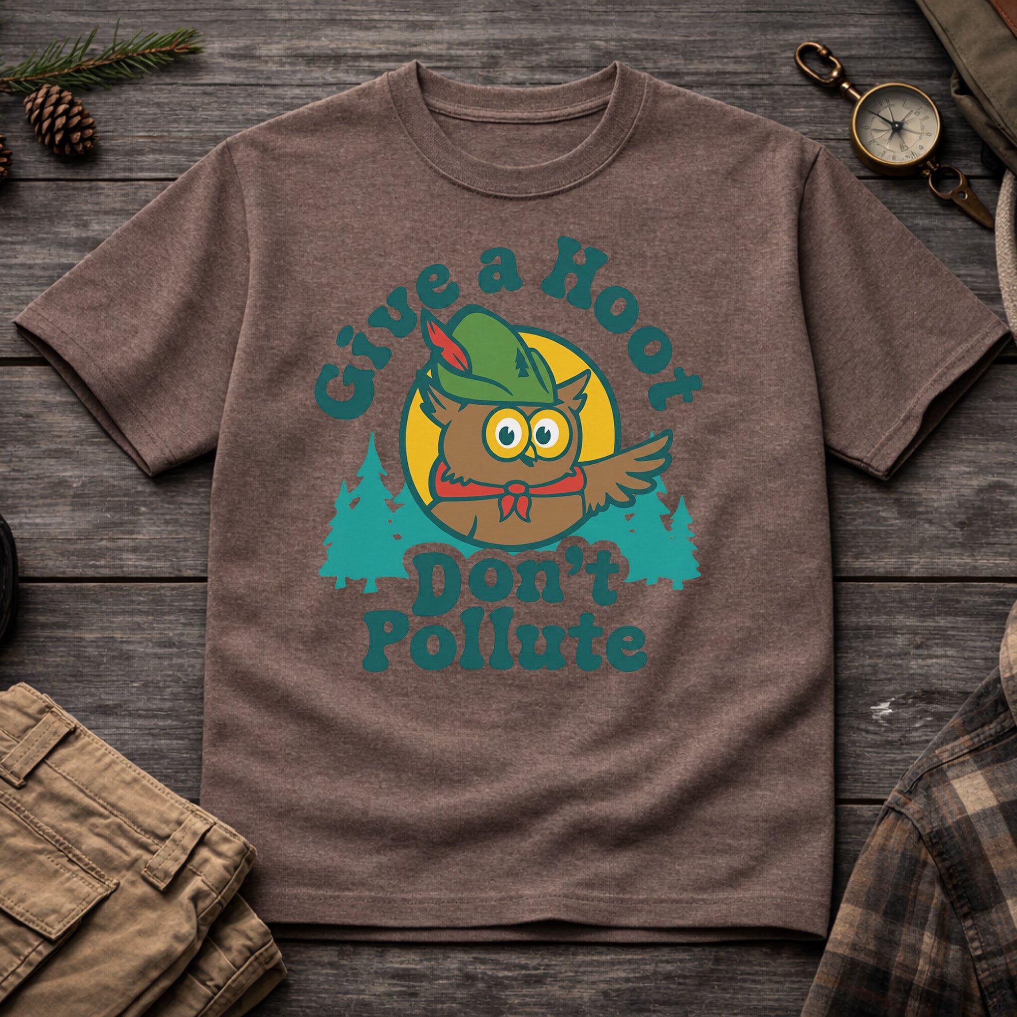 Give a Hoot, Don't Pollute T-Shirt