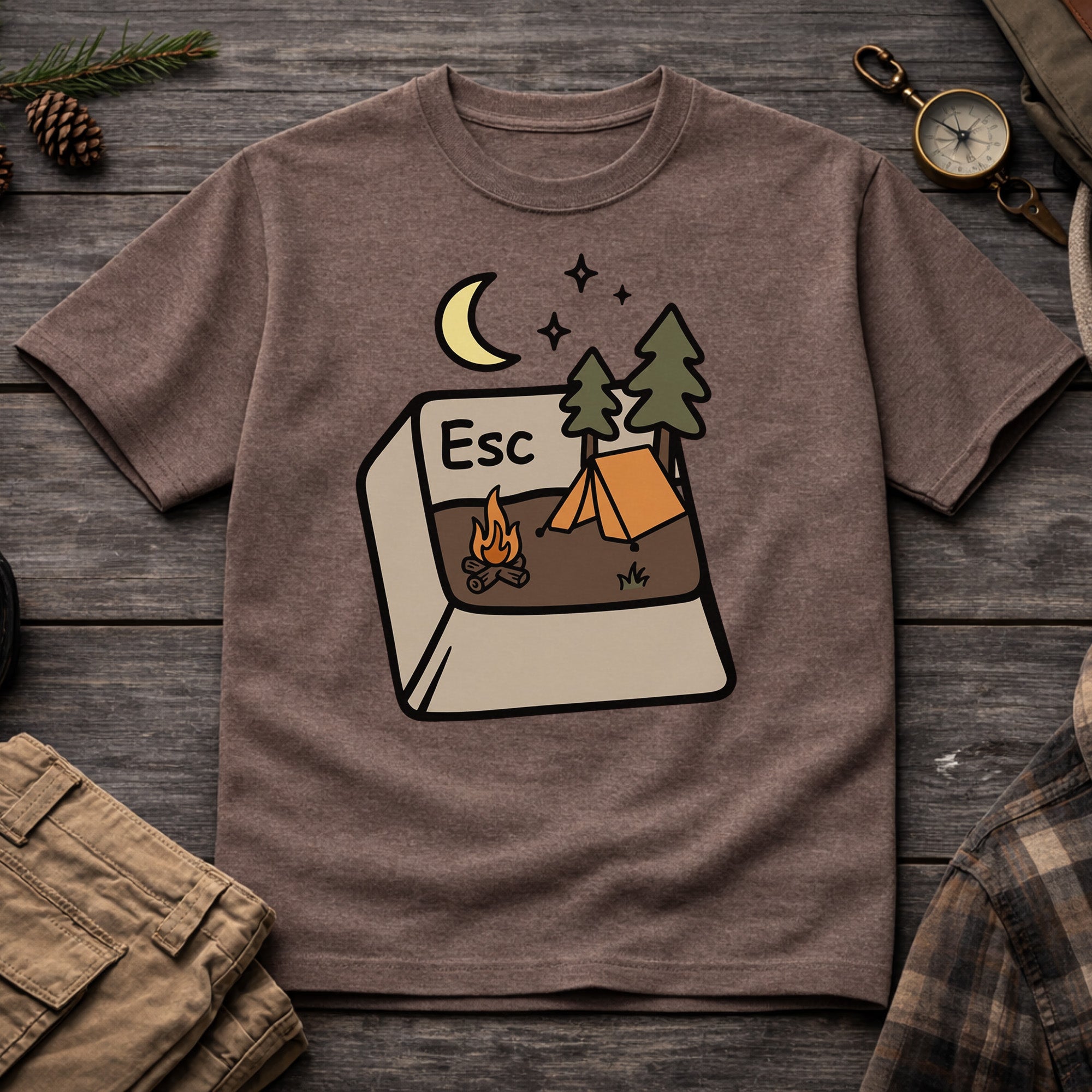 Escape Keyboard Button Nature T-Shirt