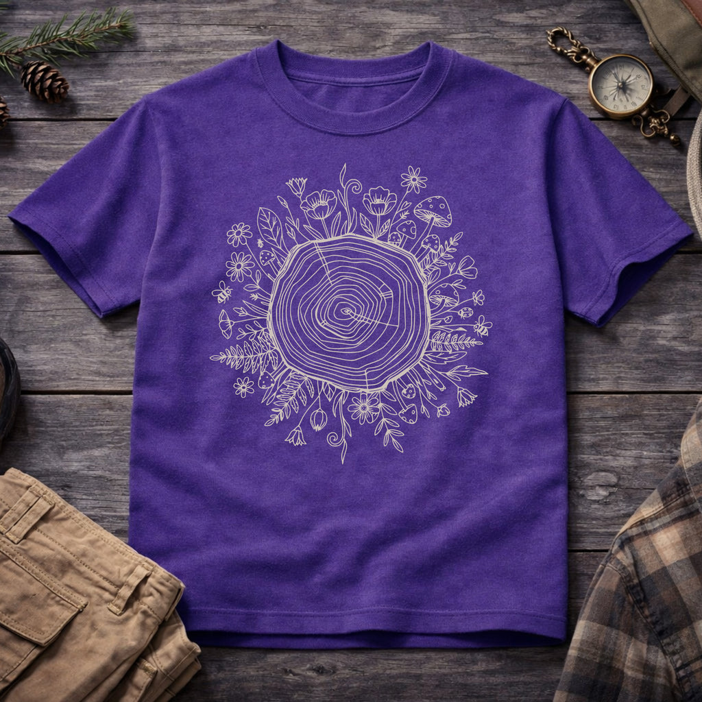 Floral Tree Root T-Shirt