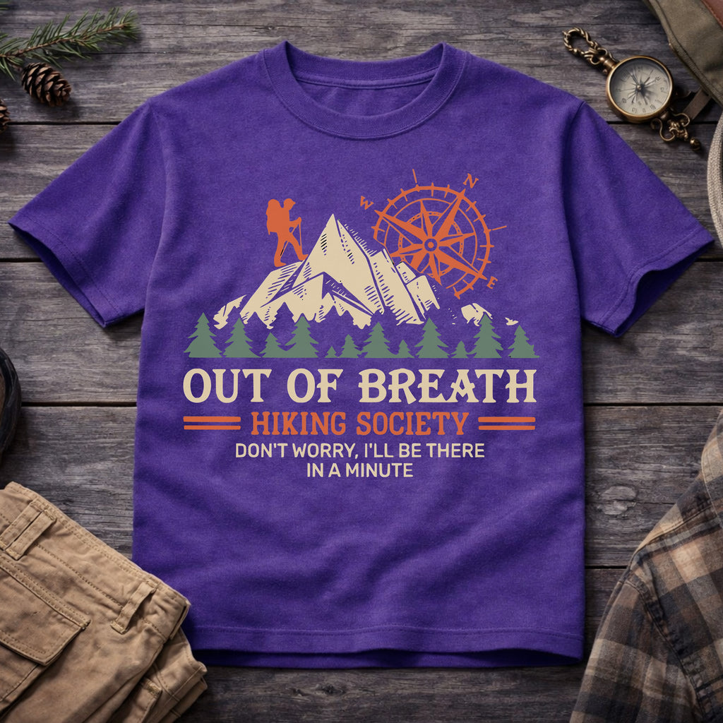 Out of Breath Hiking Society T-Shirt