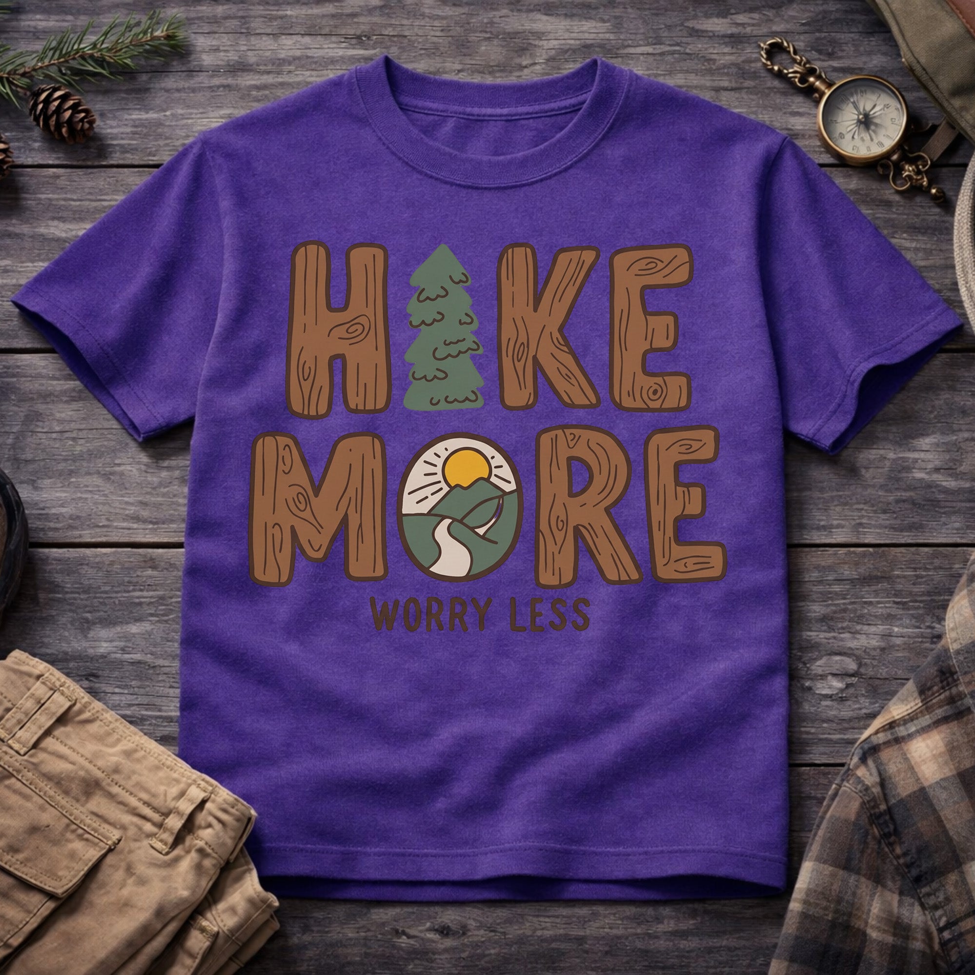 Hike More Worry Less T-Shirt