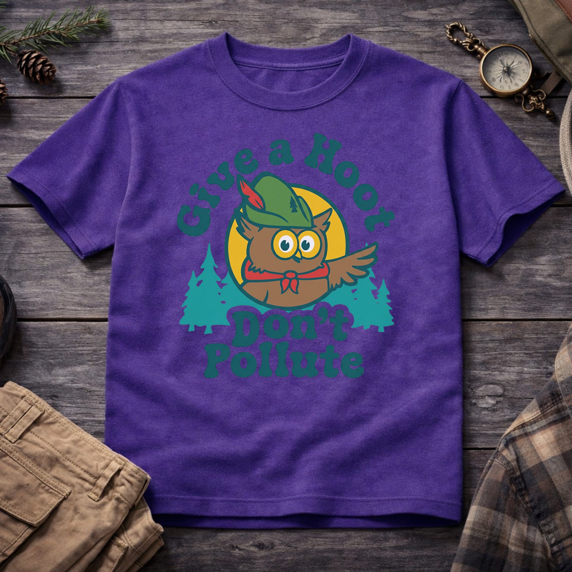 Give a Hoot, Don't Pollute T-Shirt