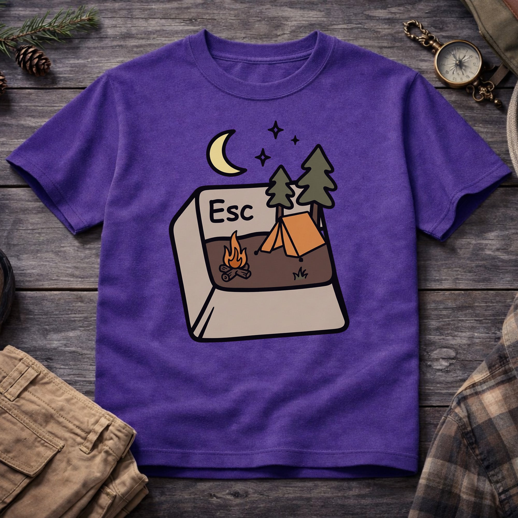 Escape Keyboard Button Nature T-Shirt