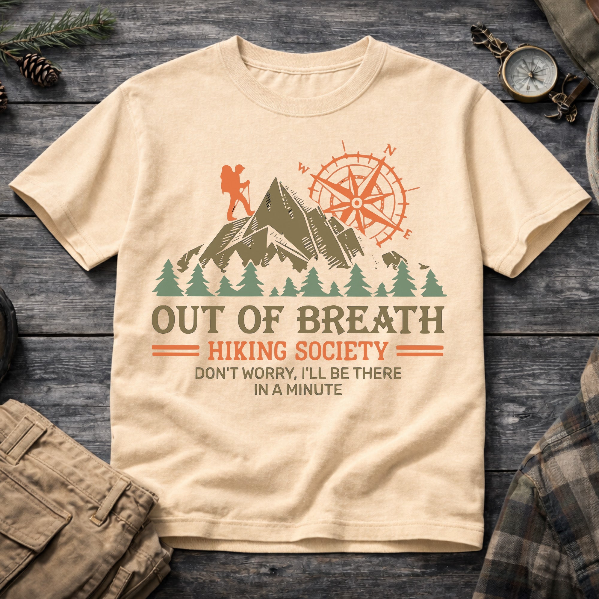 Out of Breath Hiking Society T-Shirt