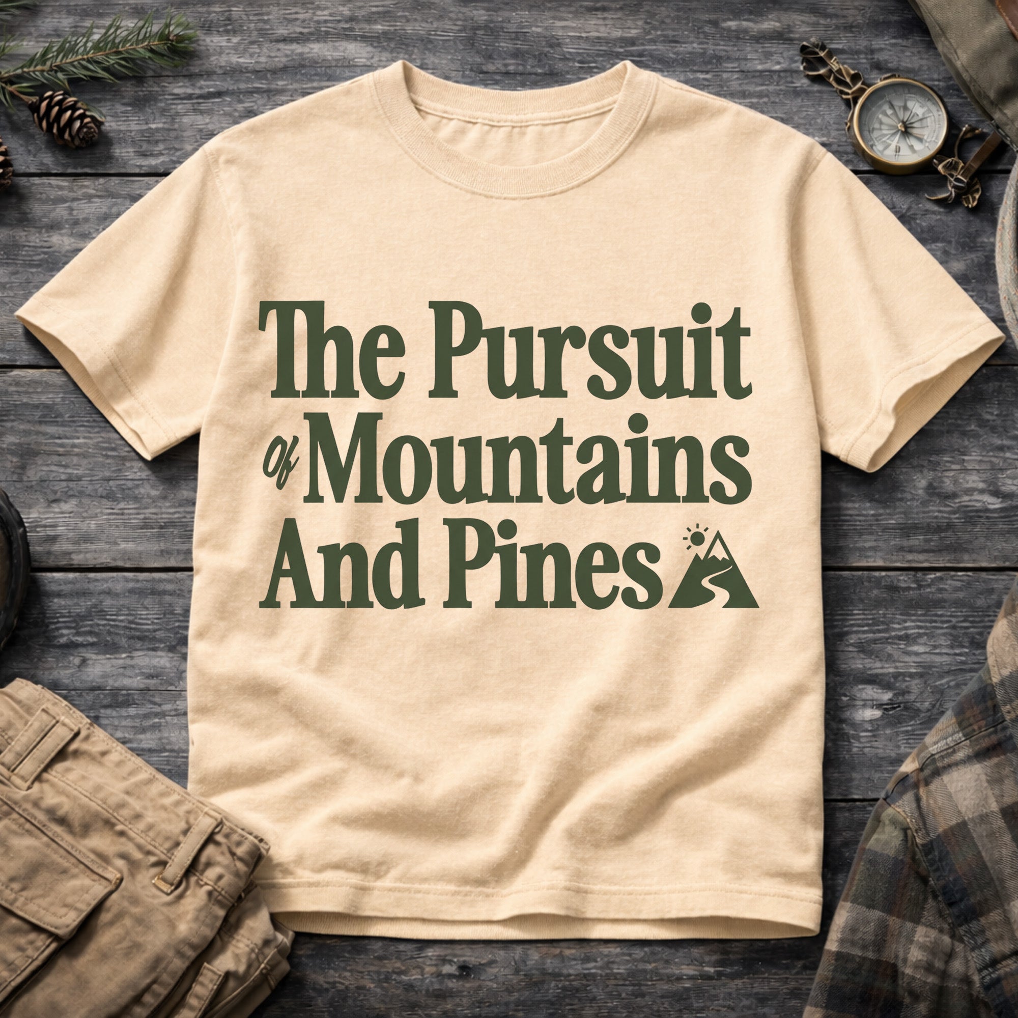 The Pursuit of Mountains and Pines T-Shirt