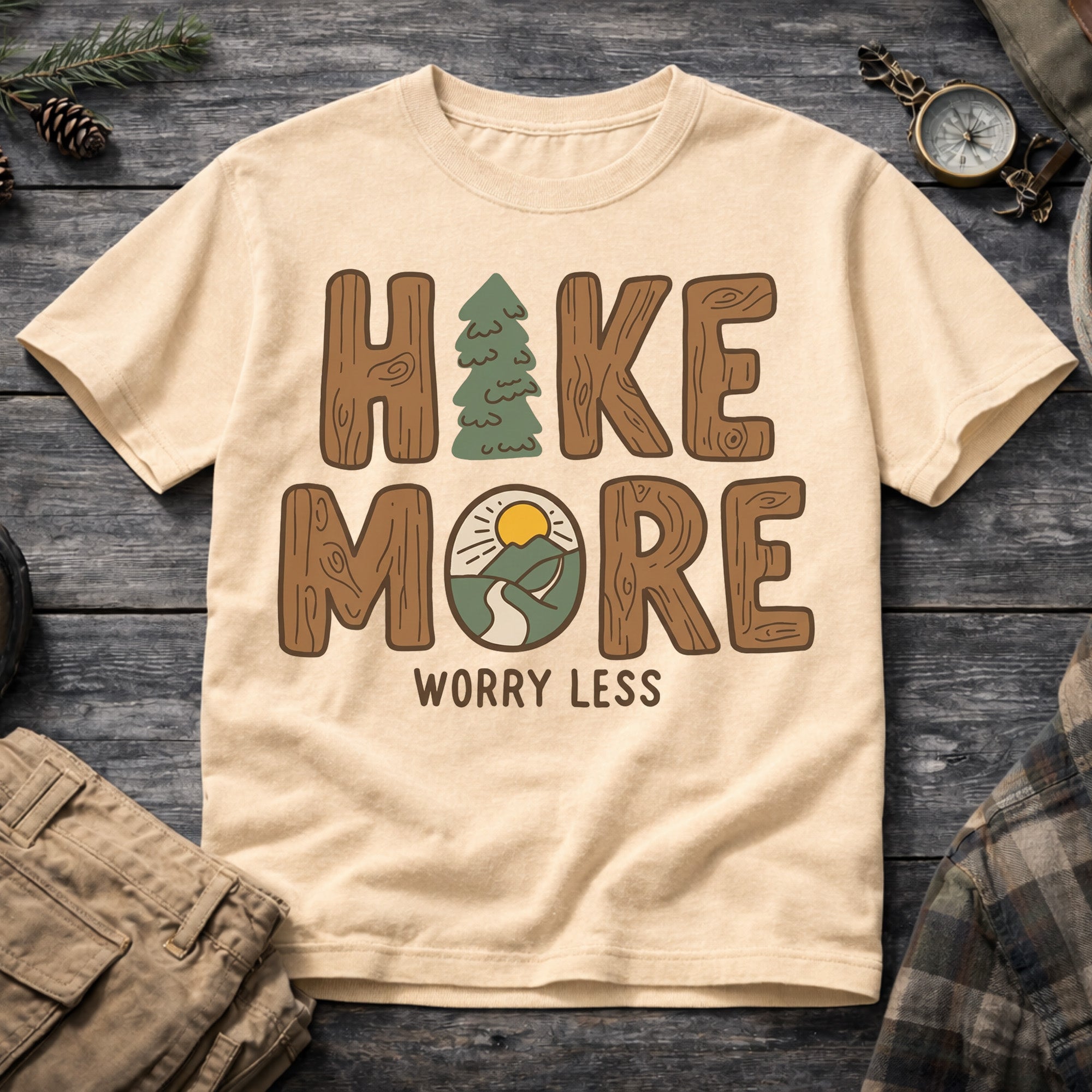 Hike More Worry Less T-Shirt