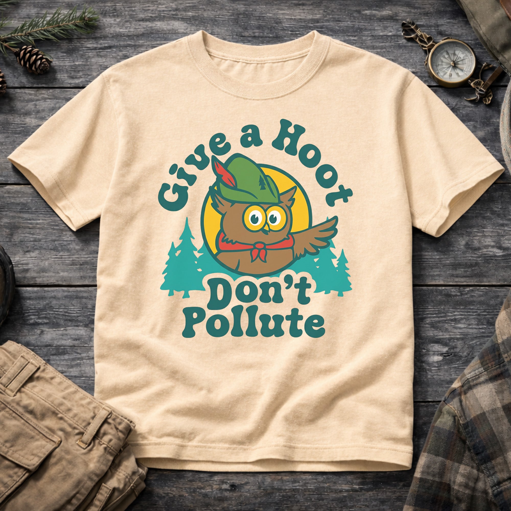 Give a Hoot, Don't Pollute T-Shirt