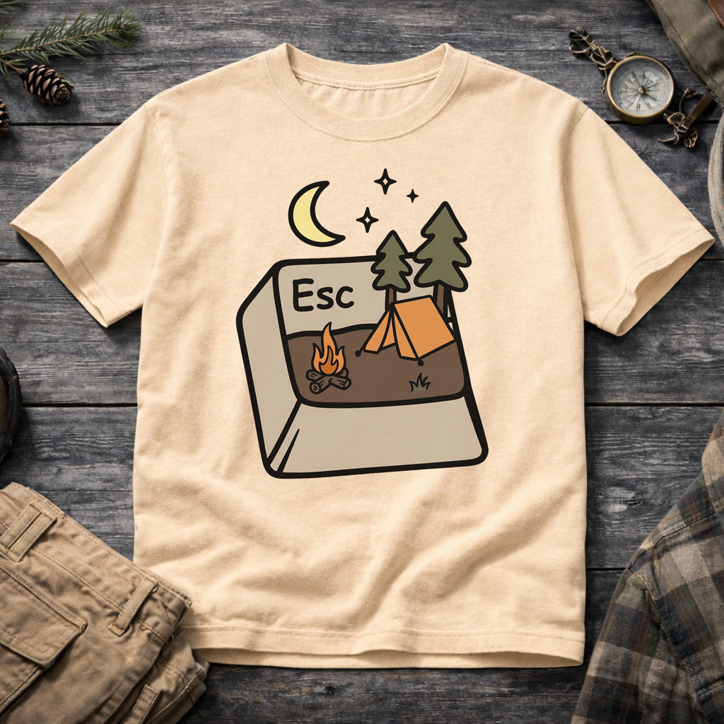 Escape Keyboard Button Nature T-Shirt