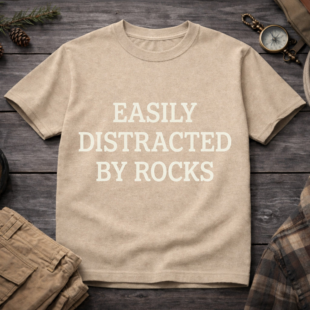 Easily Distracted By Rocks T-Shirt