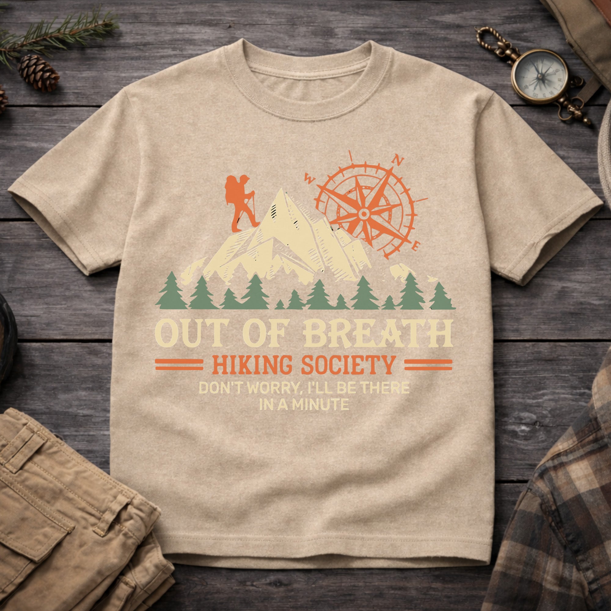 Out of Breath Hiking Society T-Shirt