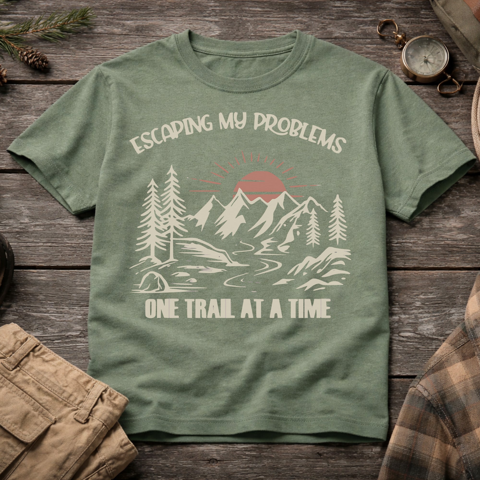 Escaping My Problems One Trail at a Time T-Shirt